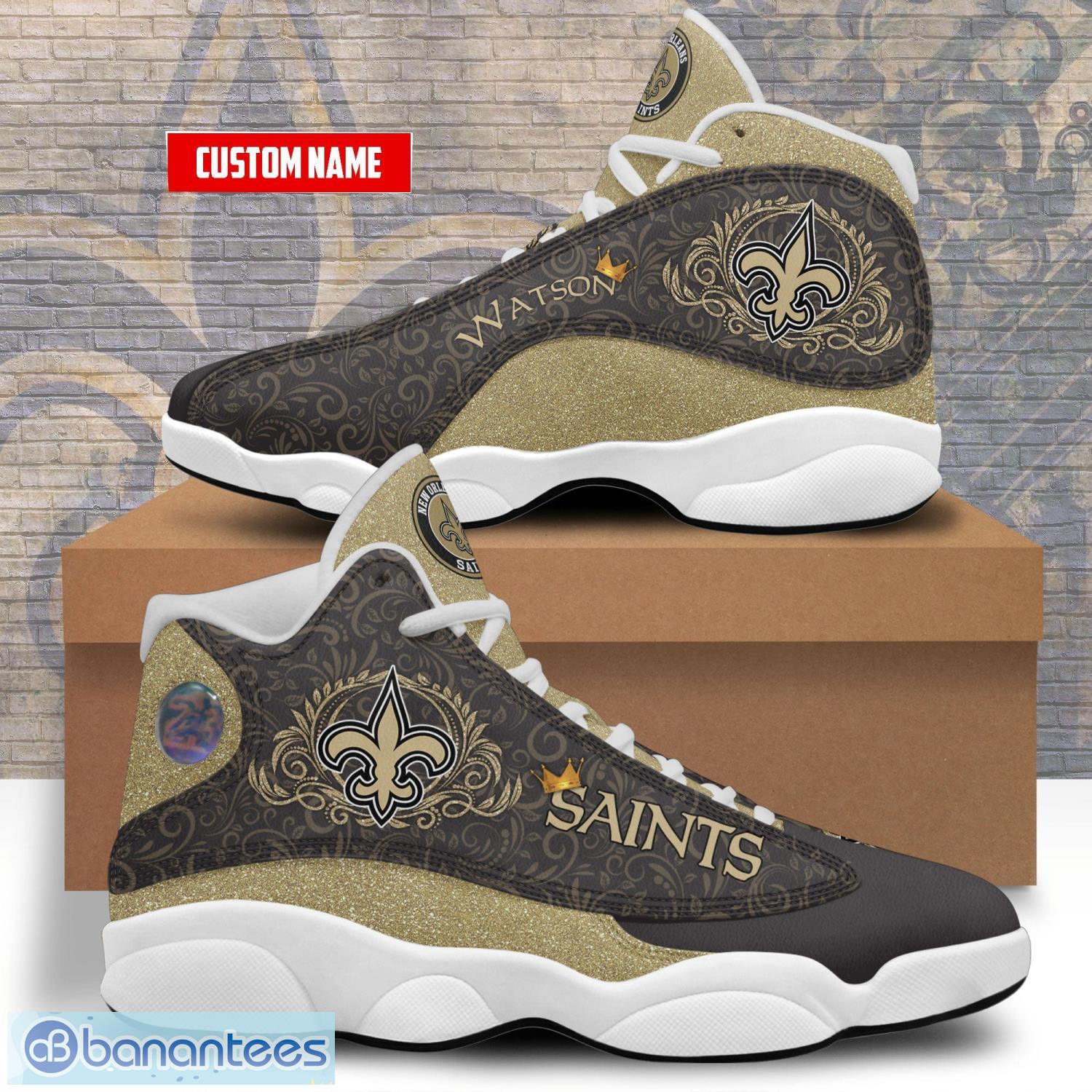 Custom Name New Orleans Saints Original Color Shoes Sneakers Air