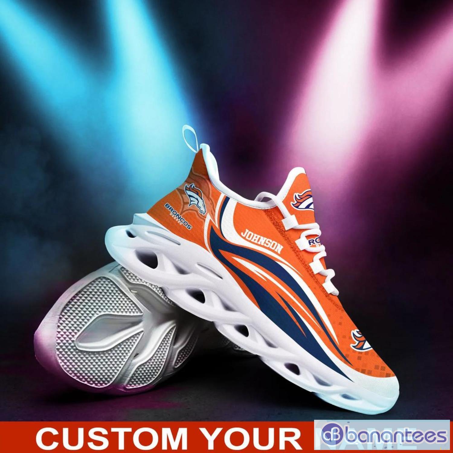 Denver Broncos NFL Max Soul Sneakers Running Shoes - Banantees