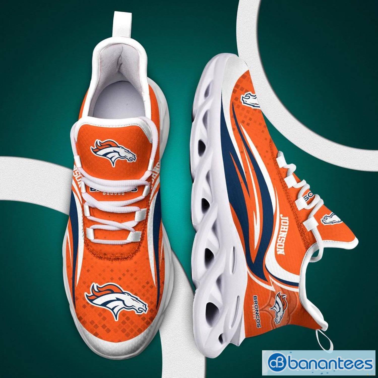 Denver Broncos NFL Max Soul Sneakers Running Shoes - Banantees