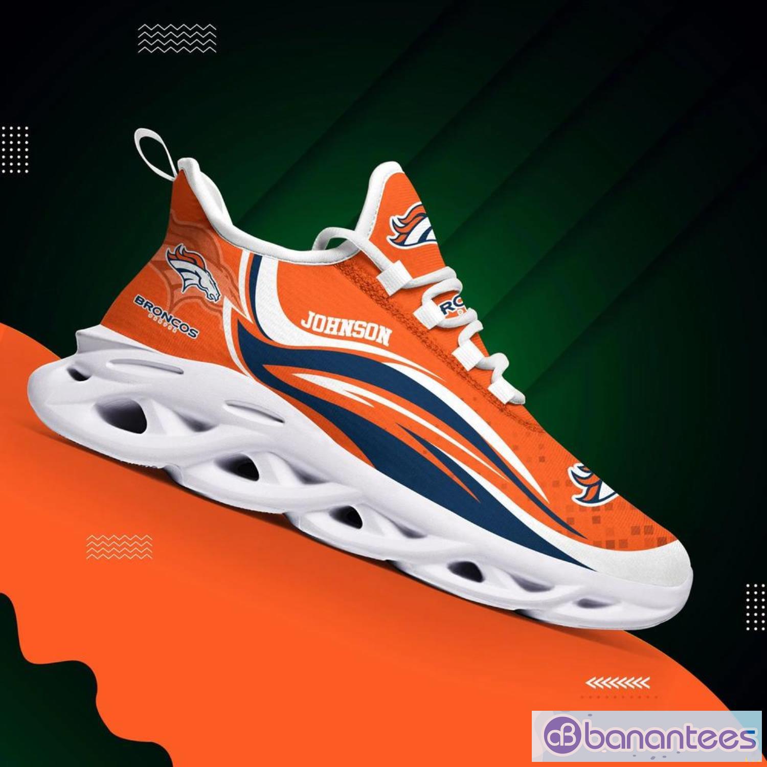 Denver Broncos NFL Max Soul Sneakers Running Shoes - Banantees