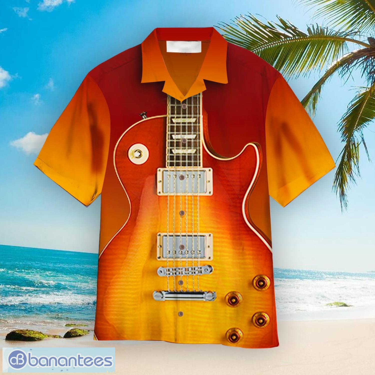 Electric Guitar Aloha Hawaiian Shirt For Men And Women - Electric Guitar Aloha Hawaiian Shirts For Men And Women  WT5703