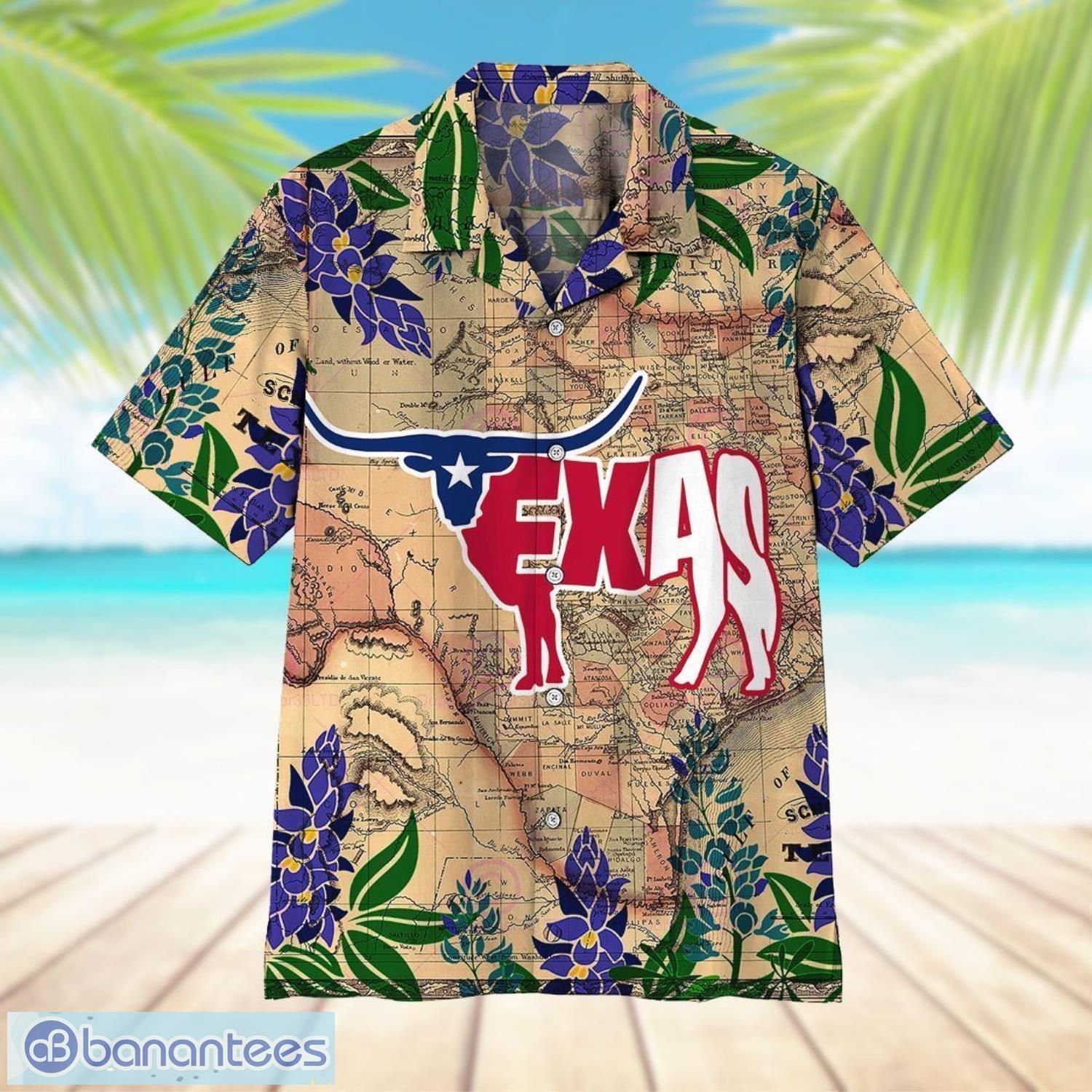 Flag Texas Aloha Hawaiian Shirt Summer Gift Beach Shirt - Flag Texas Aloha Hawaiian Shirts For Men & For Women  HW4399