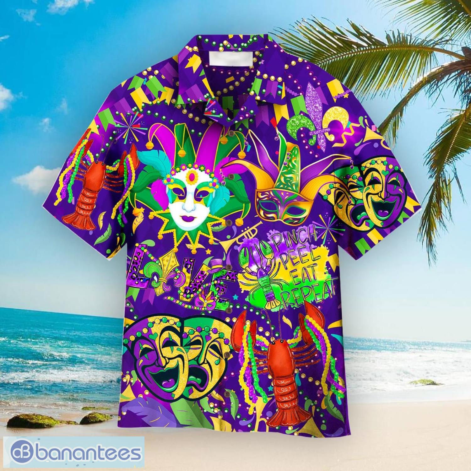 Happy Mardi Gras Aloha Hawaiian Shirt Summer Gift Beach Shirt - Happy Mardi Gras Aloha Hawaiian Shirts For Men & For Women  WT1805
