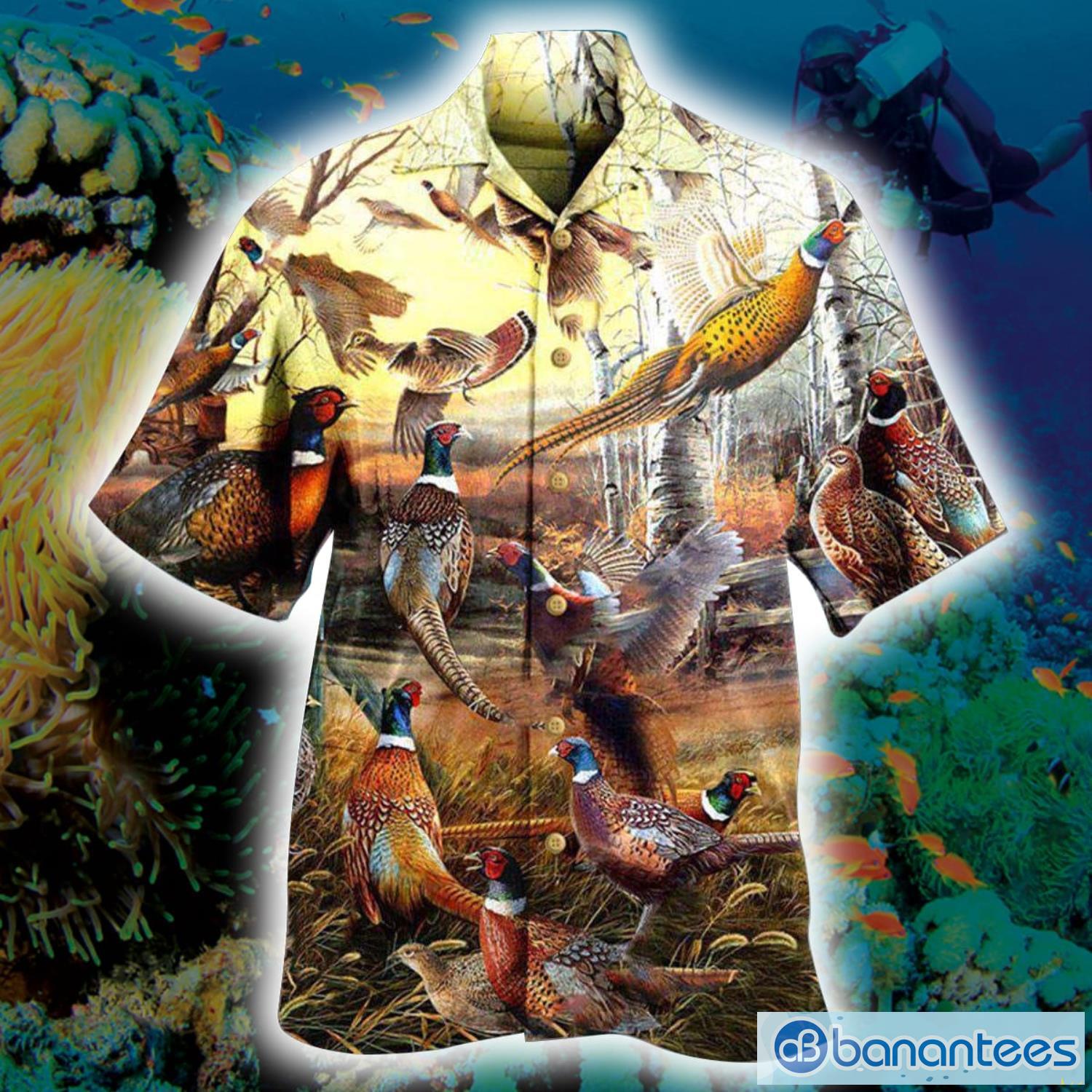 pheasant print shirt