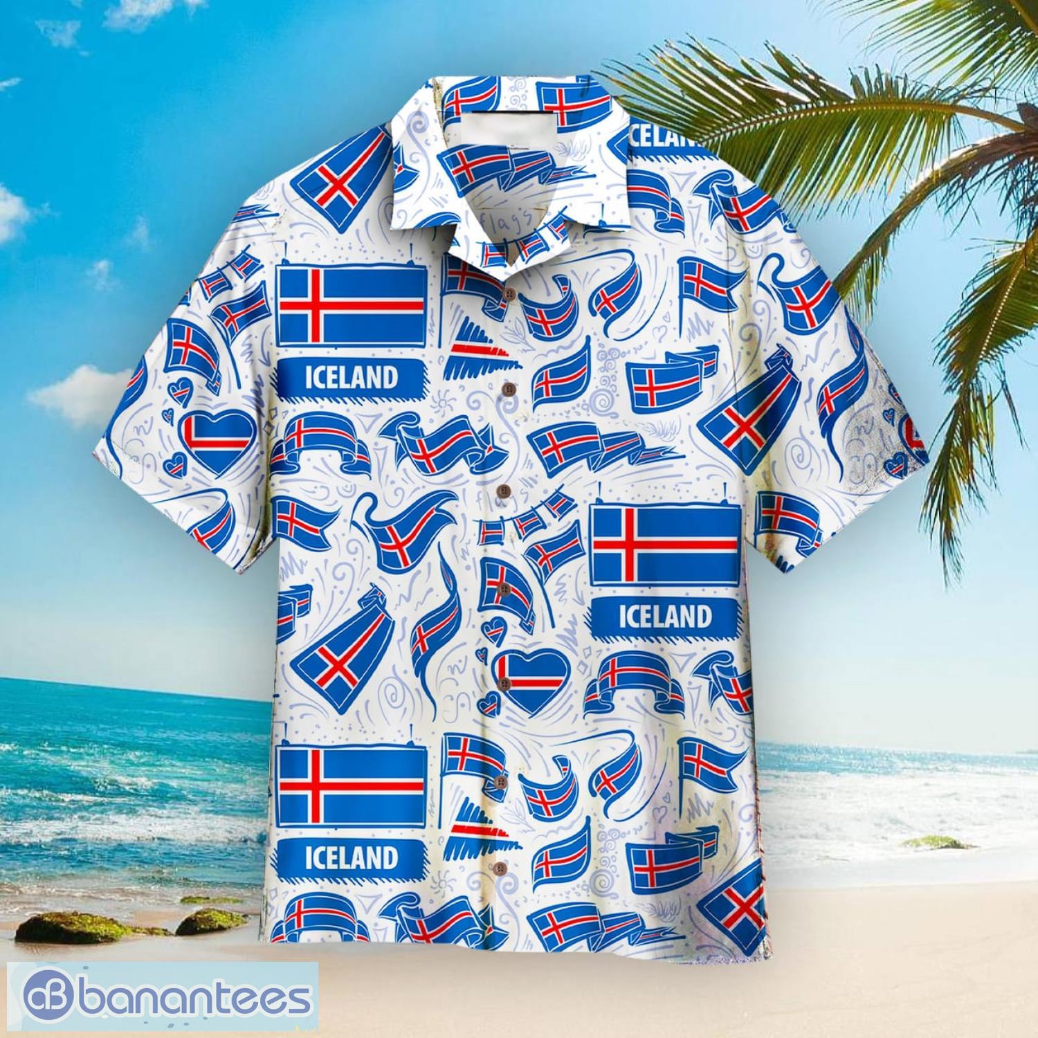 Iceland Flag Aloha Hawaiian Shirt Summer Gift Beach Shirt - Iceland Flag Aloha Hawaiian Shirts For Men & For Women  WT6617
