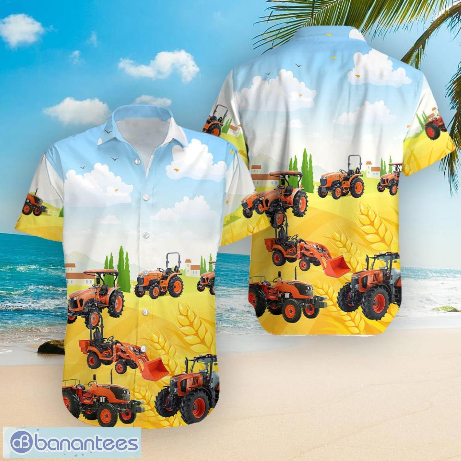 Kubota Tractor Aloha Hawaiian Shirt Product Photo 1 Kubota Tractor Aloha Hawaiian Shirt Product Photo 1