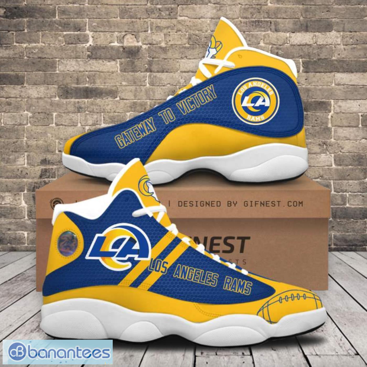 Los Angeles Rams Sport Team Air Jordan 13 Shoes For Fans