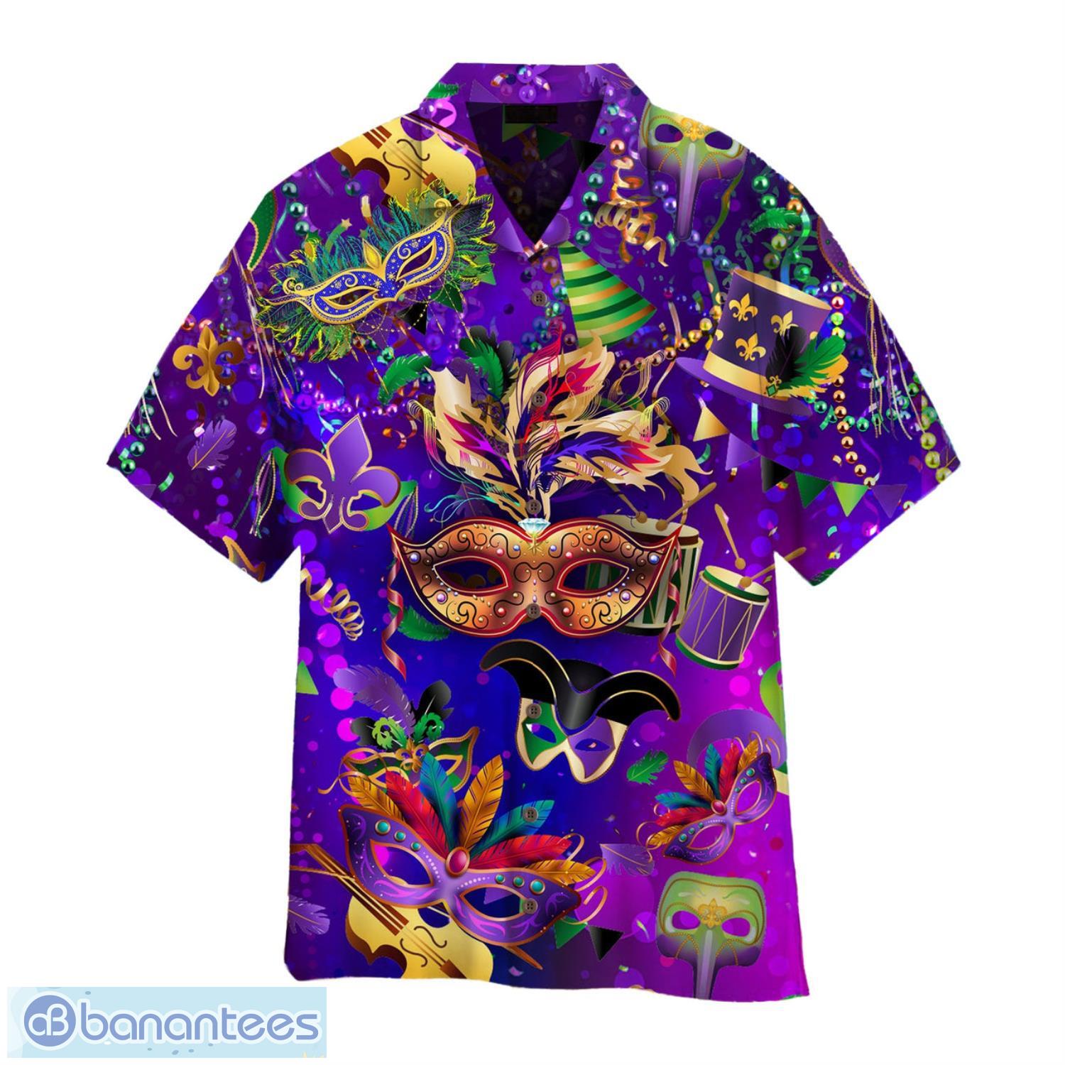 Love Happy Mardi Gras Aloha Hawaiian Shirt Summer Gift Beach Shirt - Happy Mardi Gras Aloha Hawaiian Shirts For Men & For Women  WT1448