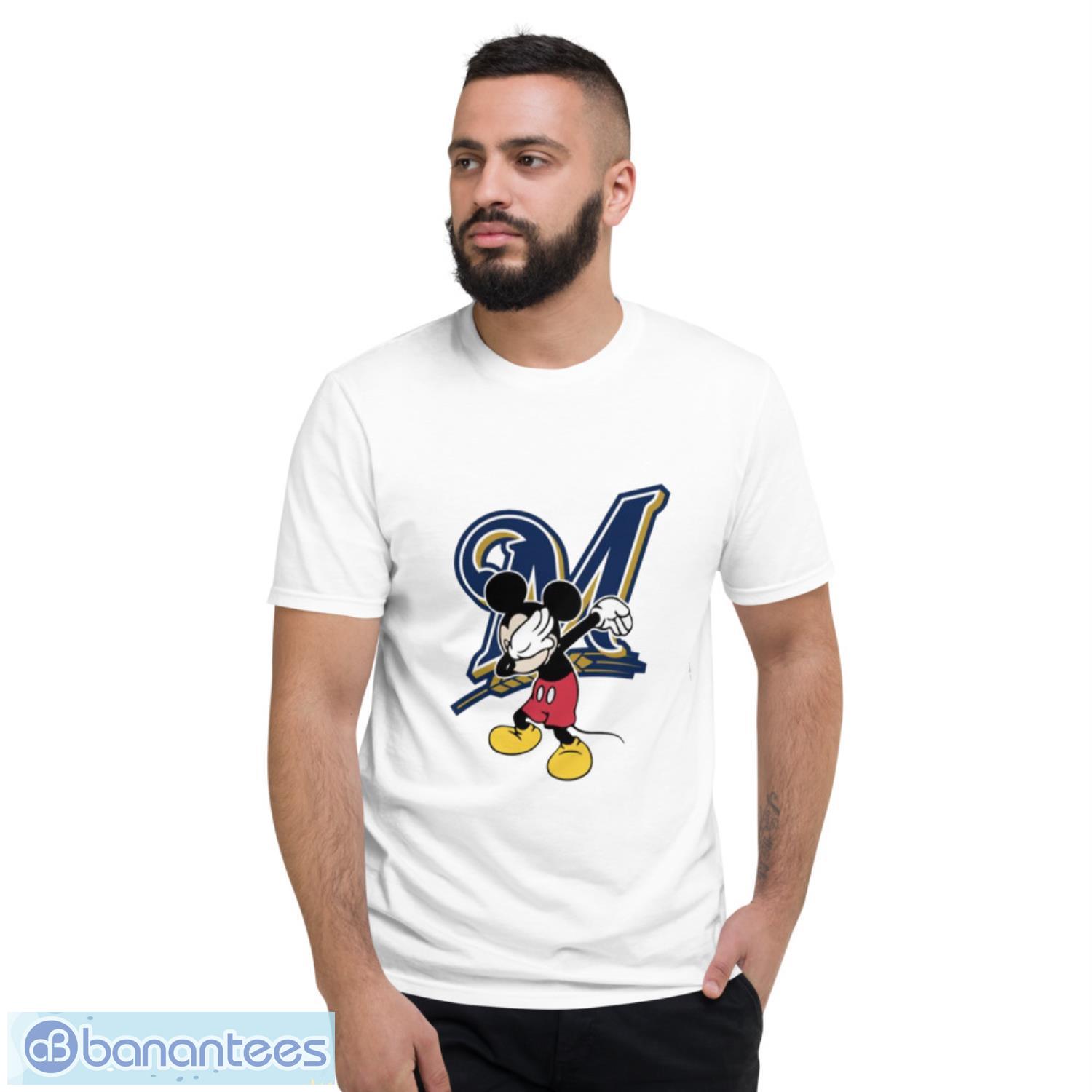 Milwaukee Brewers MLB Baseball Dabbing Mickey Disney Sports T