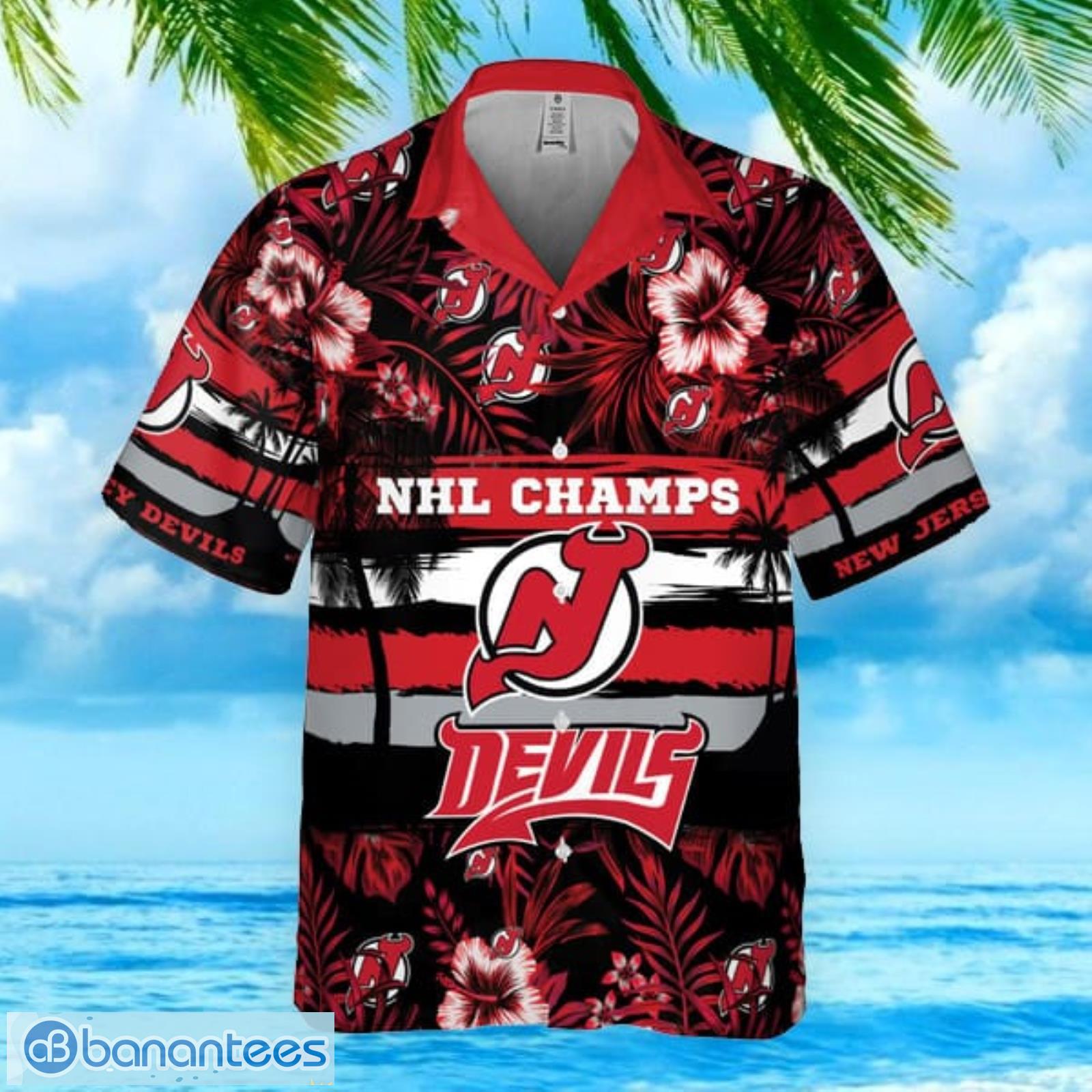 New Jersey Devils NHL Hawaiian Shirt 4th Of July Independence Day