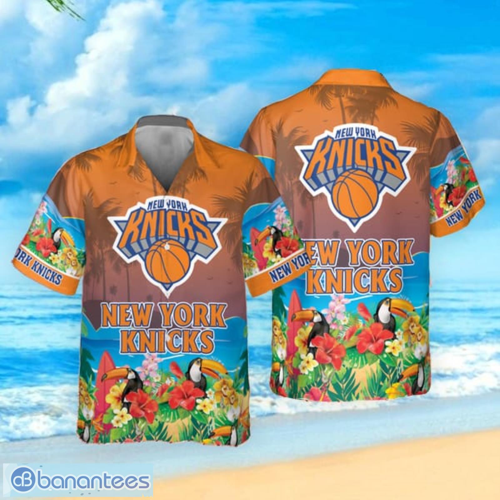 New York Knicks National Basketball Association 2023 Aop Hawaiian Shirt Man  - T-shirts Low Price