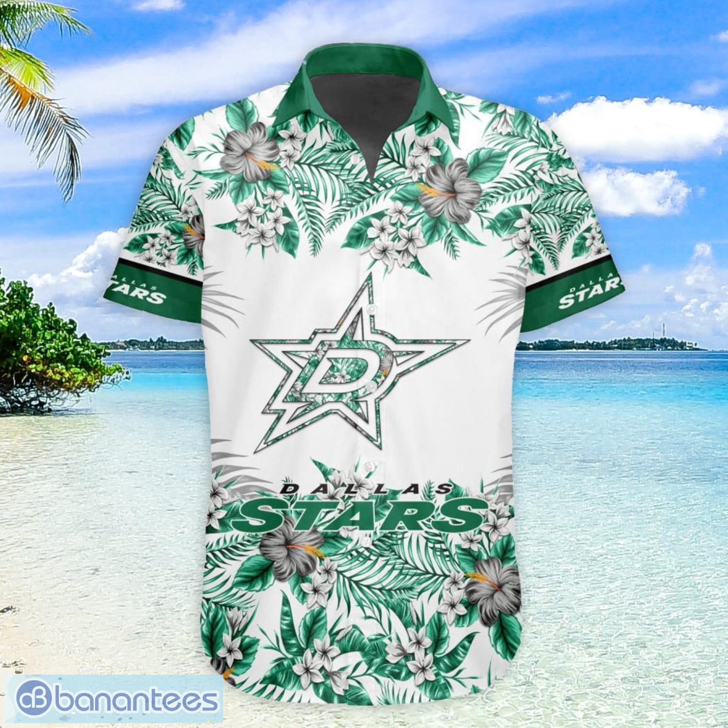 Dallas Stars All Over Print Hawaiian Aloha Shirt Hawaiian Shirt