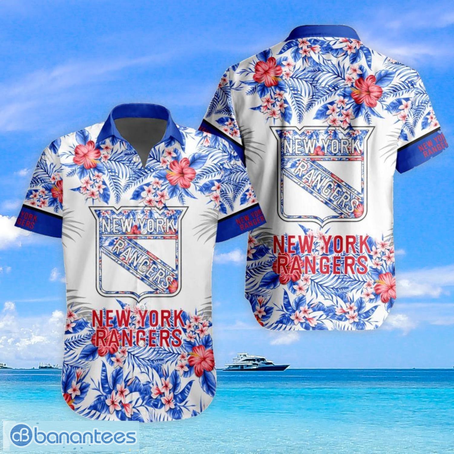 New York Rangers NHL Flower Hawaiian Shirt Unique Gift For Fans