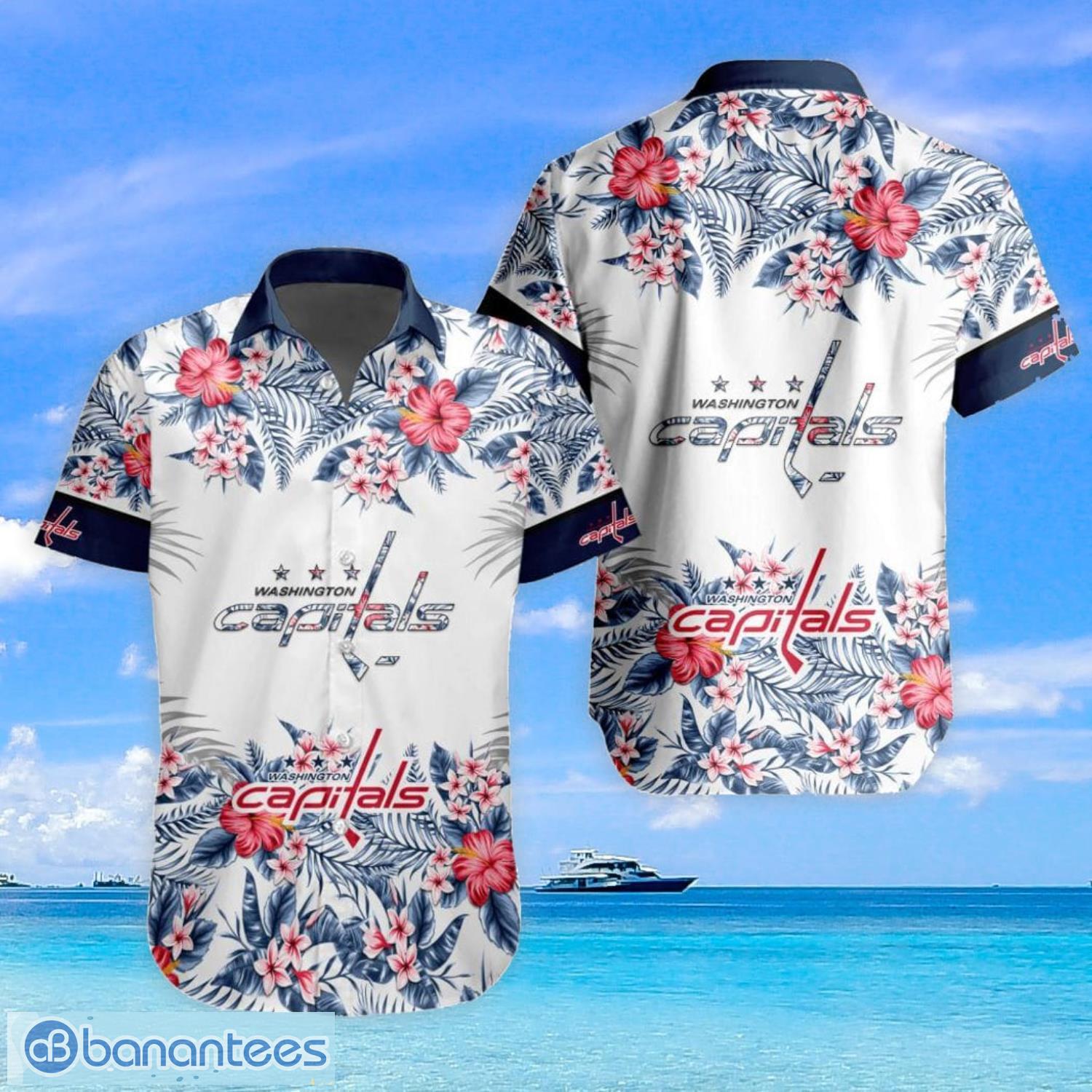 NHL Washington Capitals Flamingo 2023 Summer Gift Hawaiian Shirt