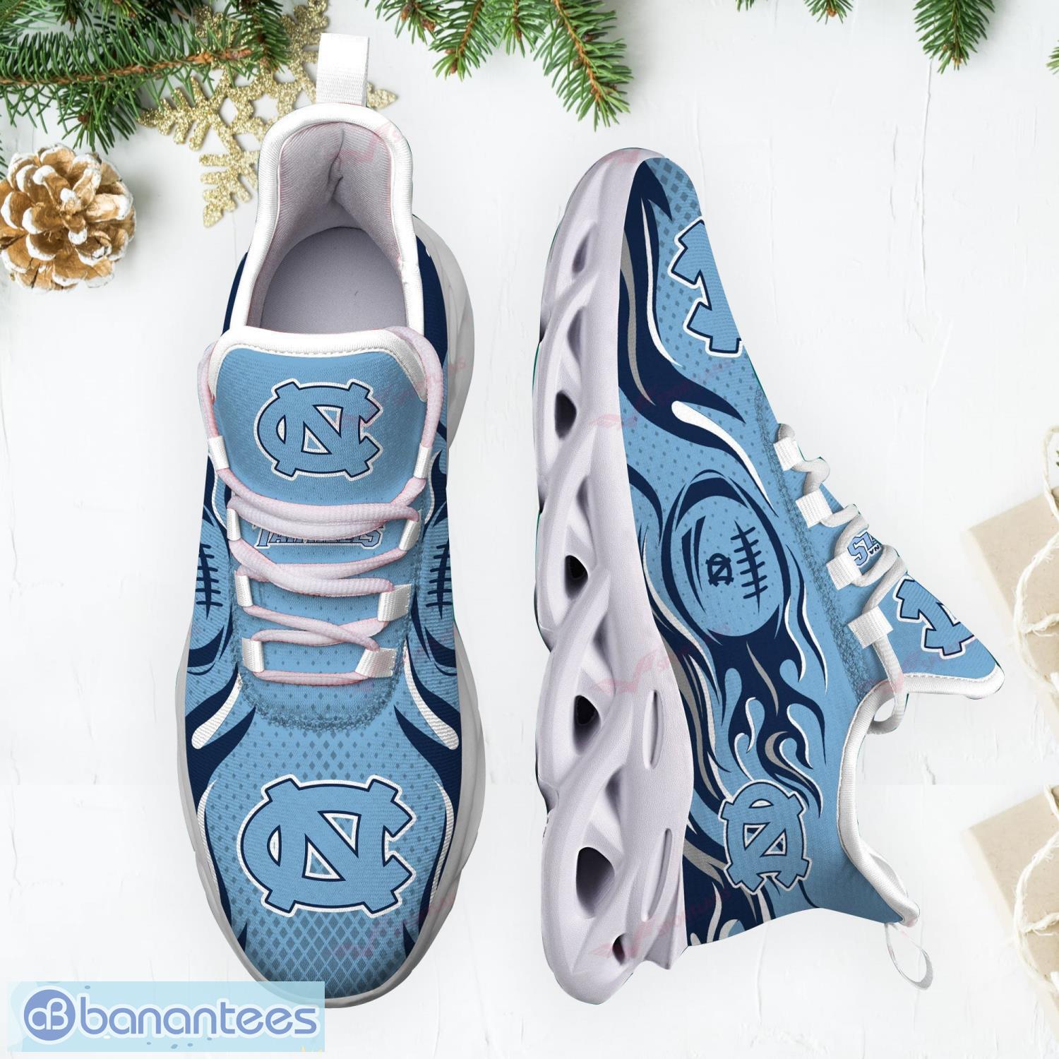 north carolina tar heels ncaa fire ball max soul sneakers shoes 1 image North Carolina Tar Heels NCAA Fire Ball Max Soul Sneakers Shoes Product Photo 2