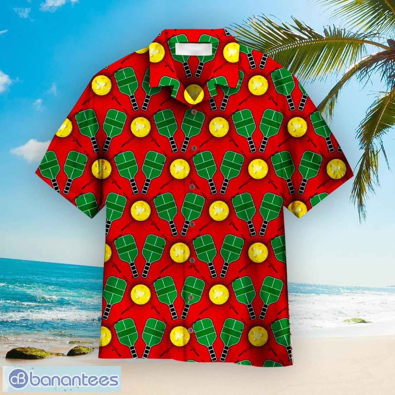 Pickleball Red Aloha Hawaiian Shirt Summer Gift Beach Shirt - Pickleball Red Aloha Hawaiian Shirts For Men & For Women  WT6518