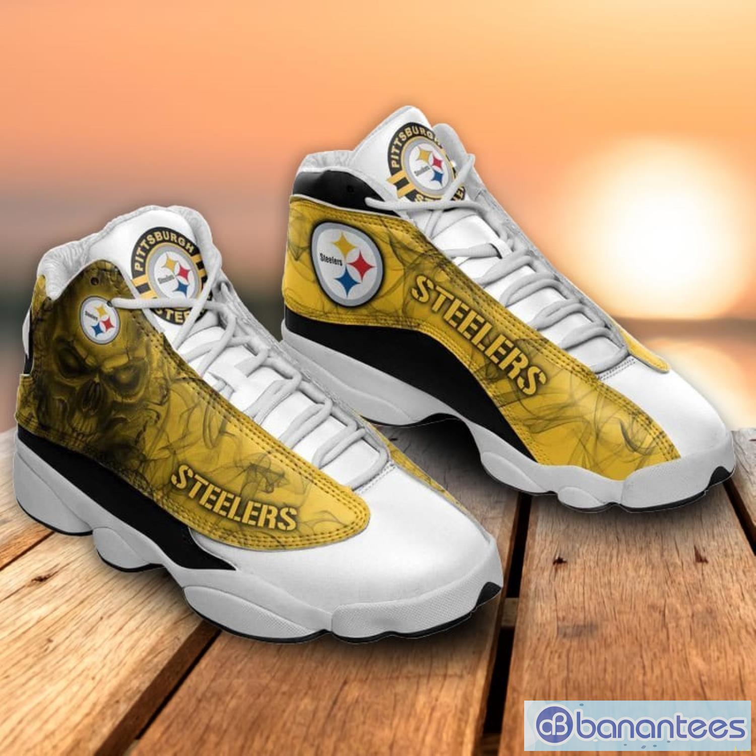 Pittsburgh Steelers Fans Christmas Style Sneaker Air Jordan