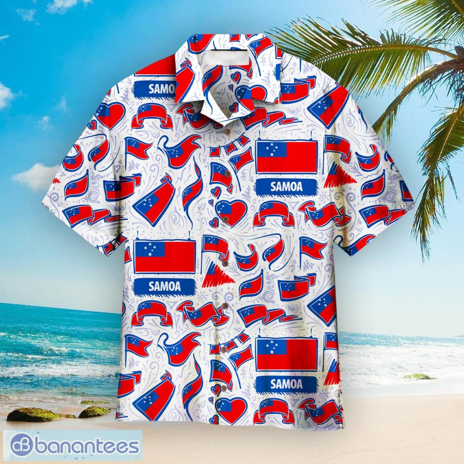 Samoa Flag Aloha Hawaiian Shirt Summer Gift Beach Shirt - Samoa Flag Aloha Hawaiian Shirts For Men & For Women  WT6618