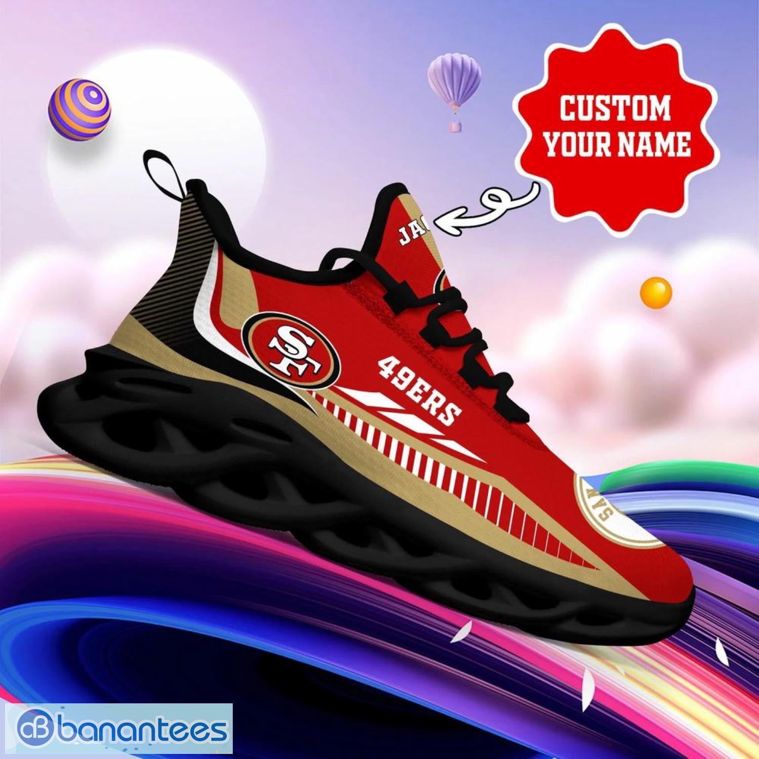 San Francisco 49ers Design Max Soul Shoes For Men And Women - Banantees