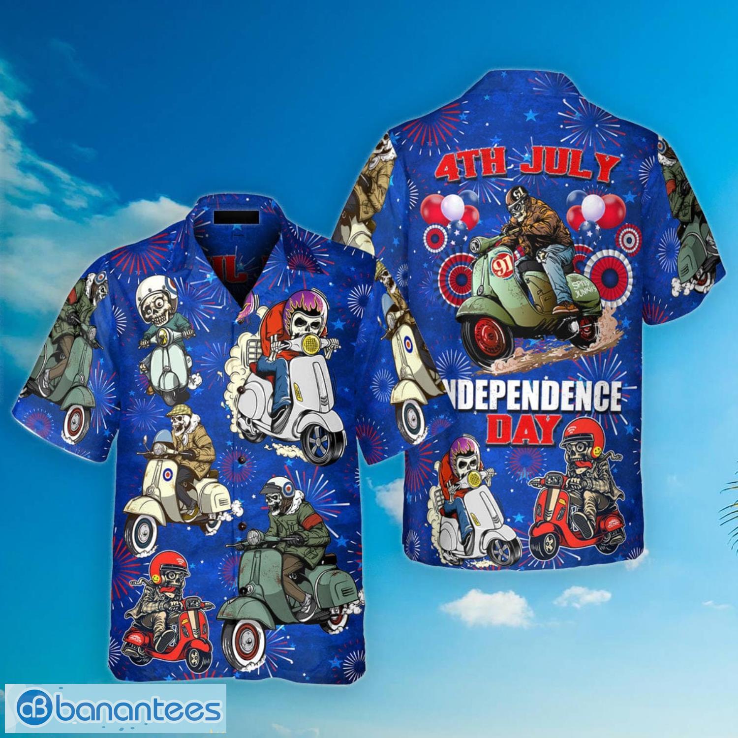 Scooter Skeleton USA Flag Independence Day Aloha Holiday Gift Hawaiian Shirt - Scooter-Skeleton-USA-Flag-Independence-Day-Aloha-Hawaiian-Shirts-For-Men-For-Women-WT2289_1280x