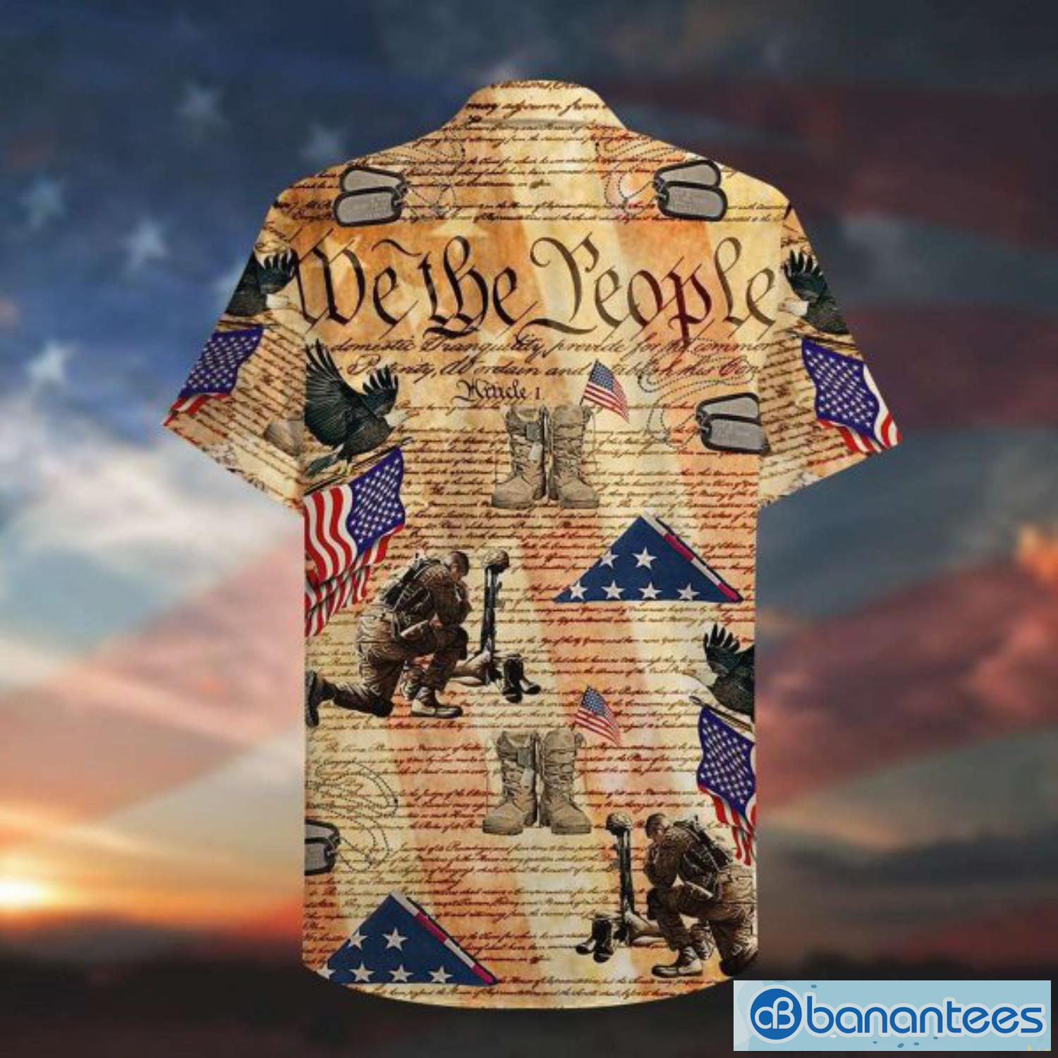 veteran we the people all over print hawaiian shirt 2 image Veteran We The People All Over Print Hawaiian Shirt Product Photo 3
