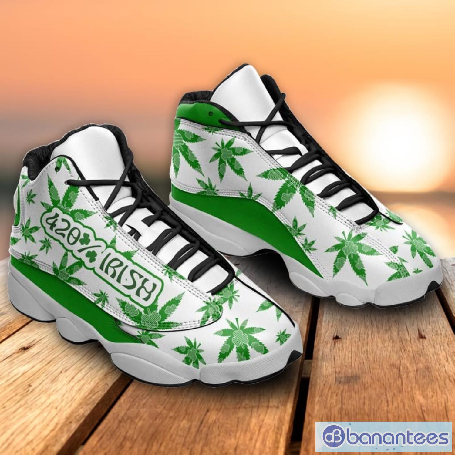 Dallas Cowboys Weed Pattern Air Jordan 13 Shoes For Fans