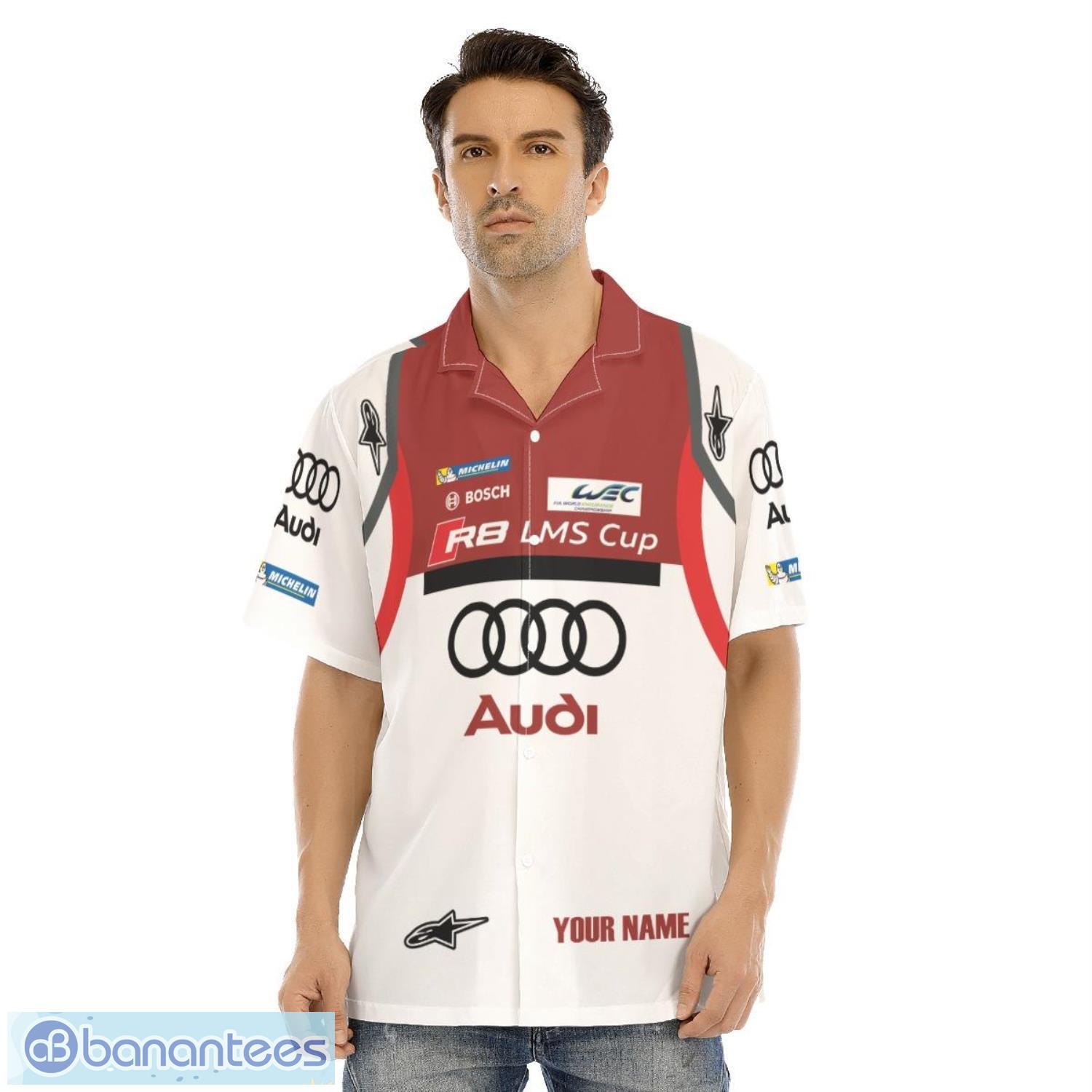Fjendtlig Absolut Hates Audi Racing Bosch Fans Audi Custom Hawaiian Shirt - Banantees