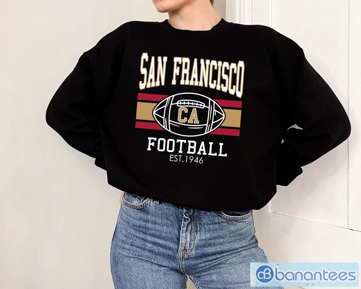 San Francisco 49ers Sweatshirt, Vintage Football Unisex T-shirt Long Sleeve