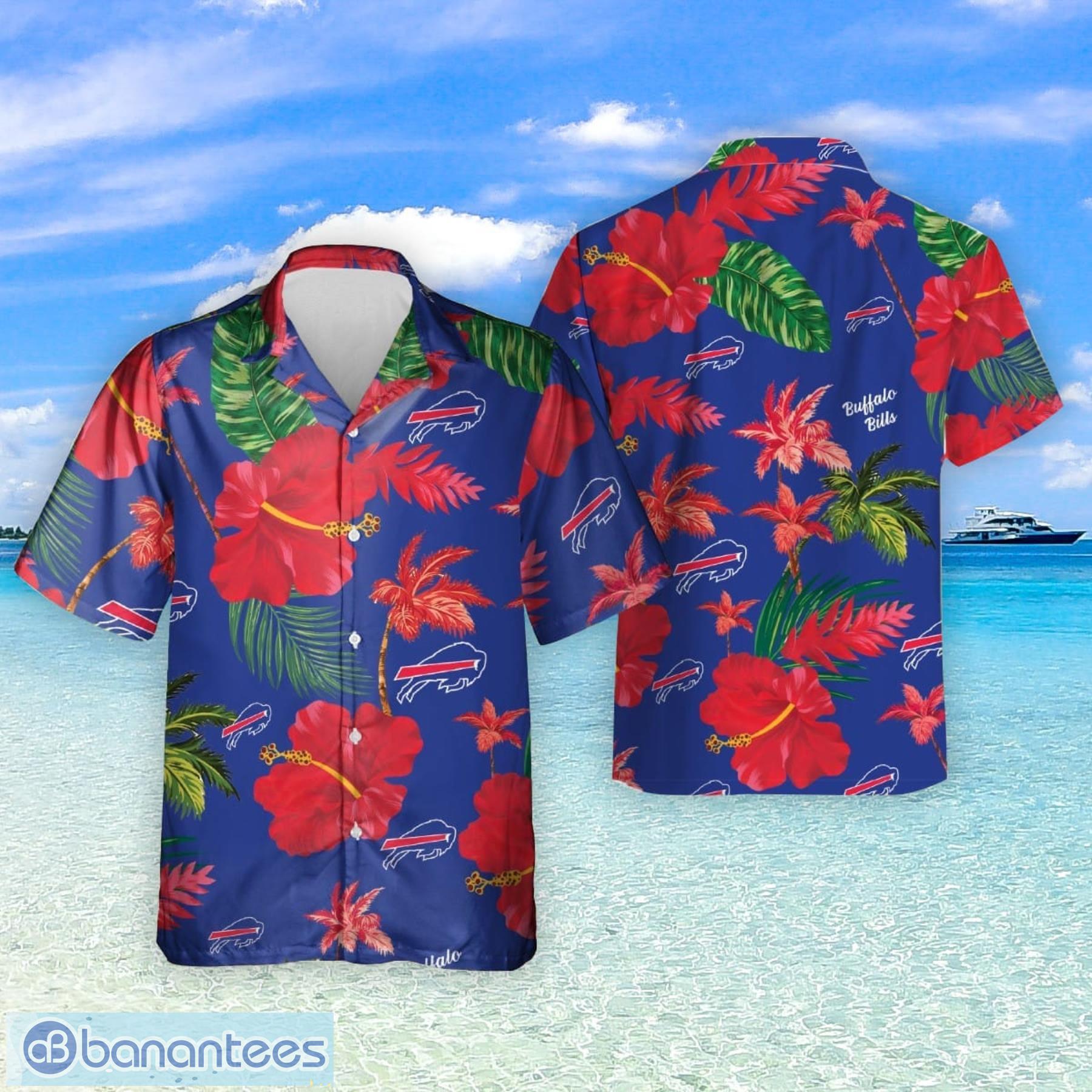 Buffalo Bills Nfl Flamingo Button Up Hawaiian Shirt