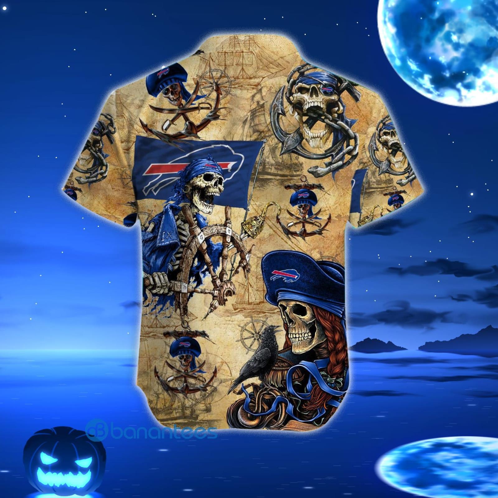 Buffalo Bills Pirates Fans Pirates Skull Hawaiian Shirt Summer