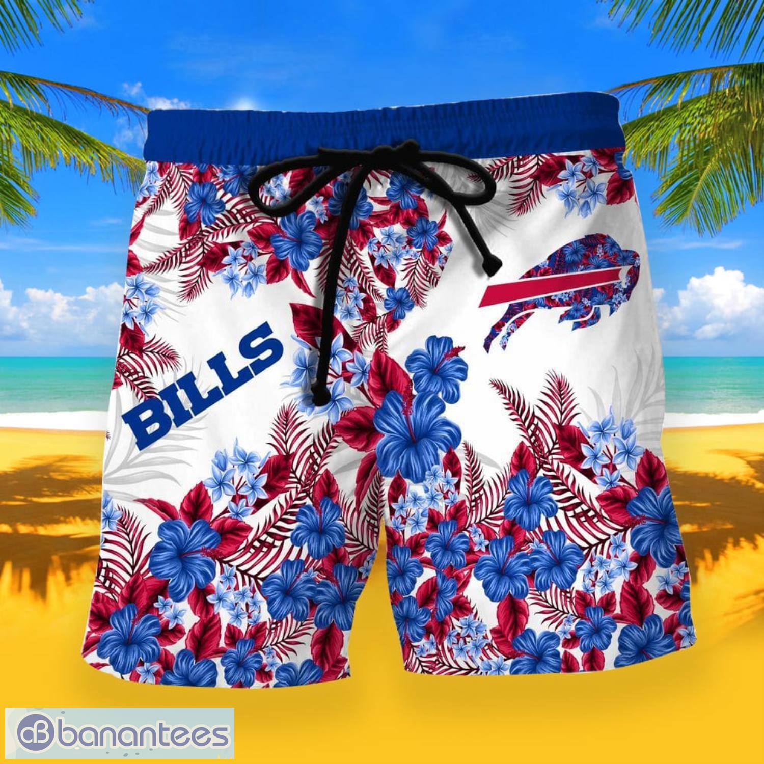 Nfl Buffalo Bills 2023 Summer Hawaiian Shirt And Shorts - Banantees