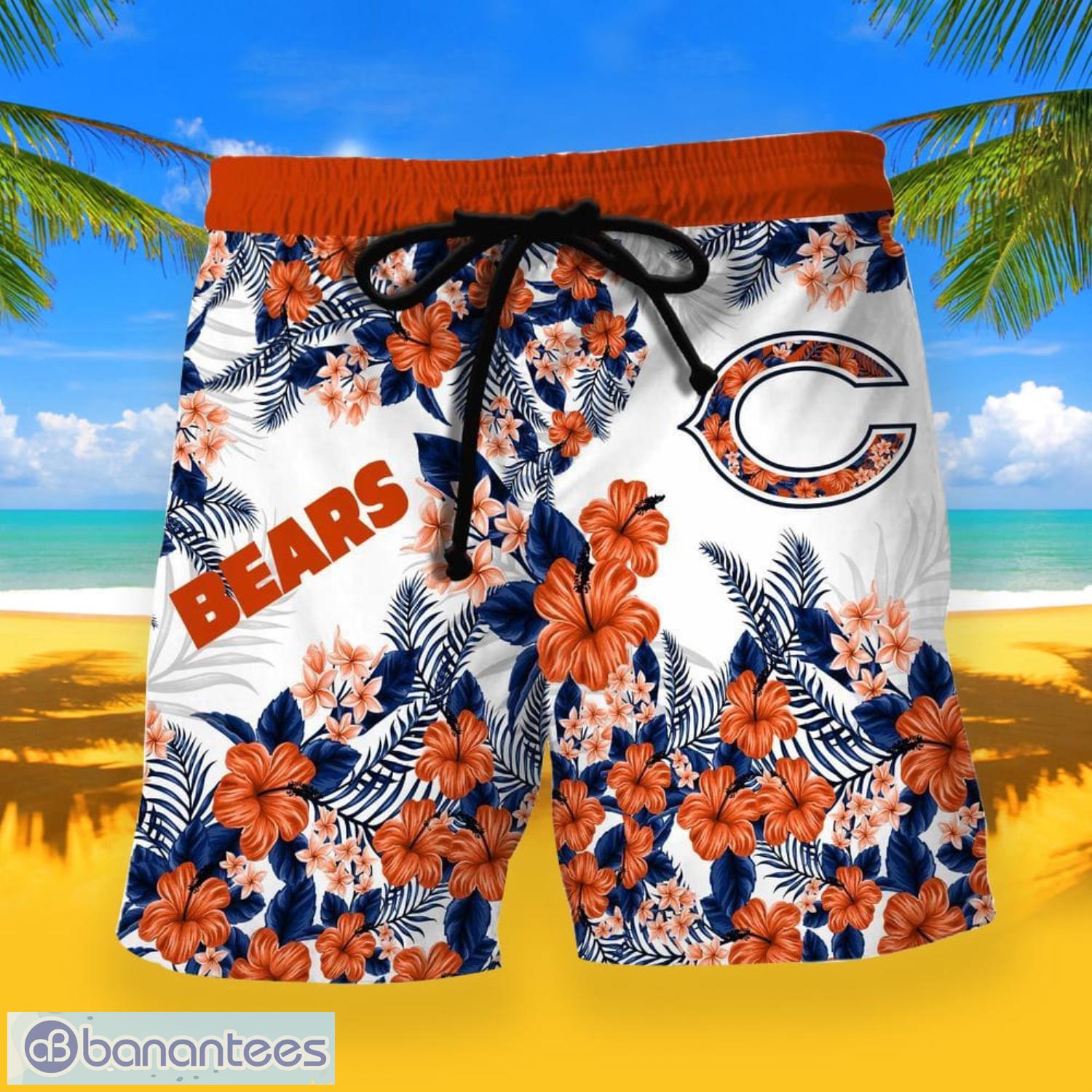 Chicago Bears White Skull Hoodies Print Full - Banantees