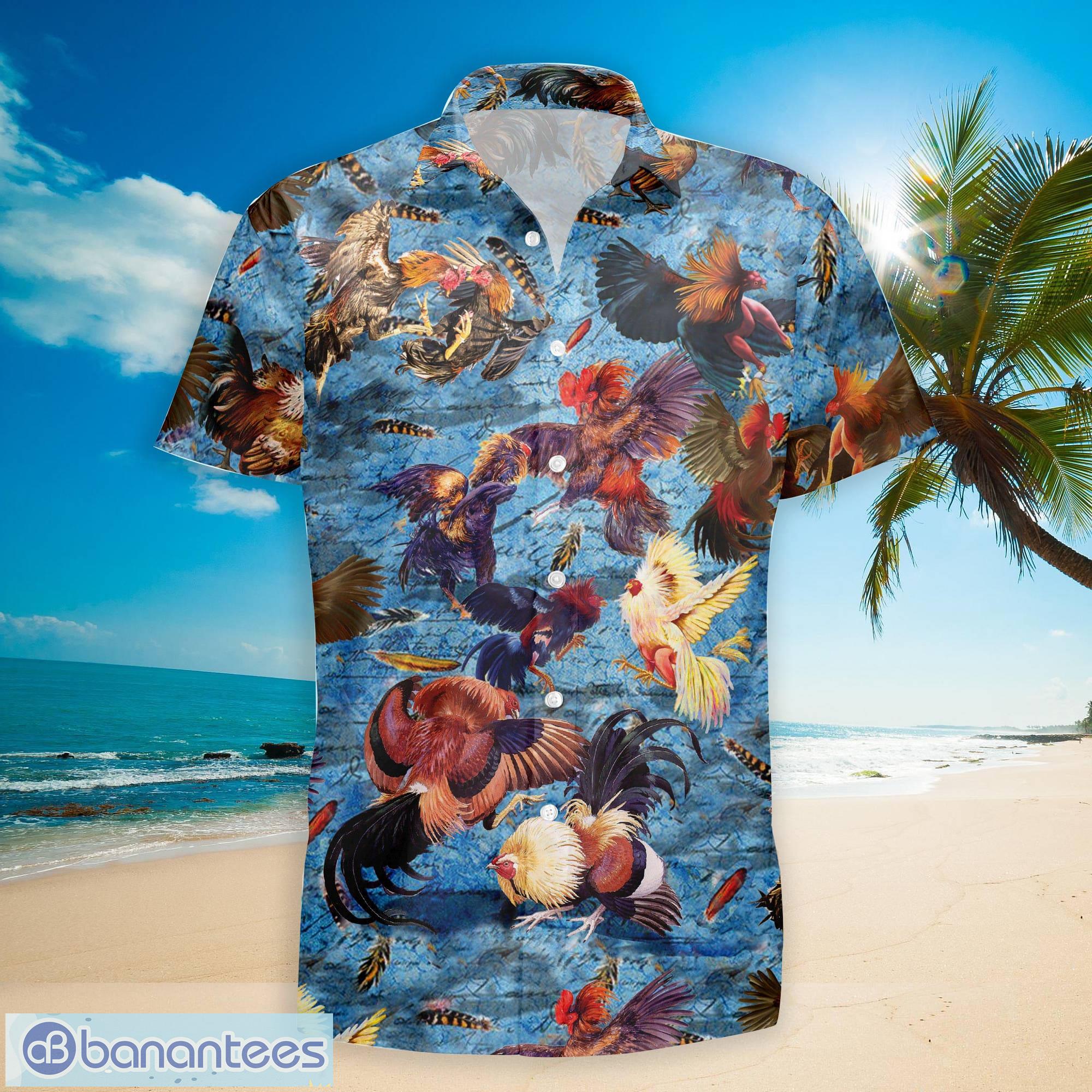 Rooster Chicken for Men, Women, Aloha Shirt Summer Style 4 Hawaiian Shirt -  Banantees