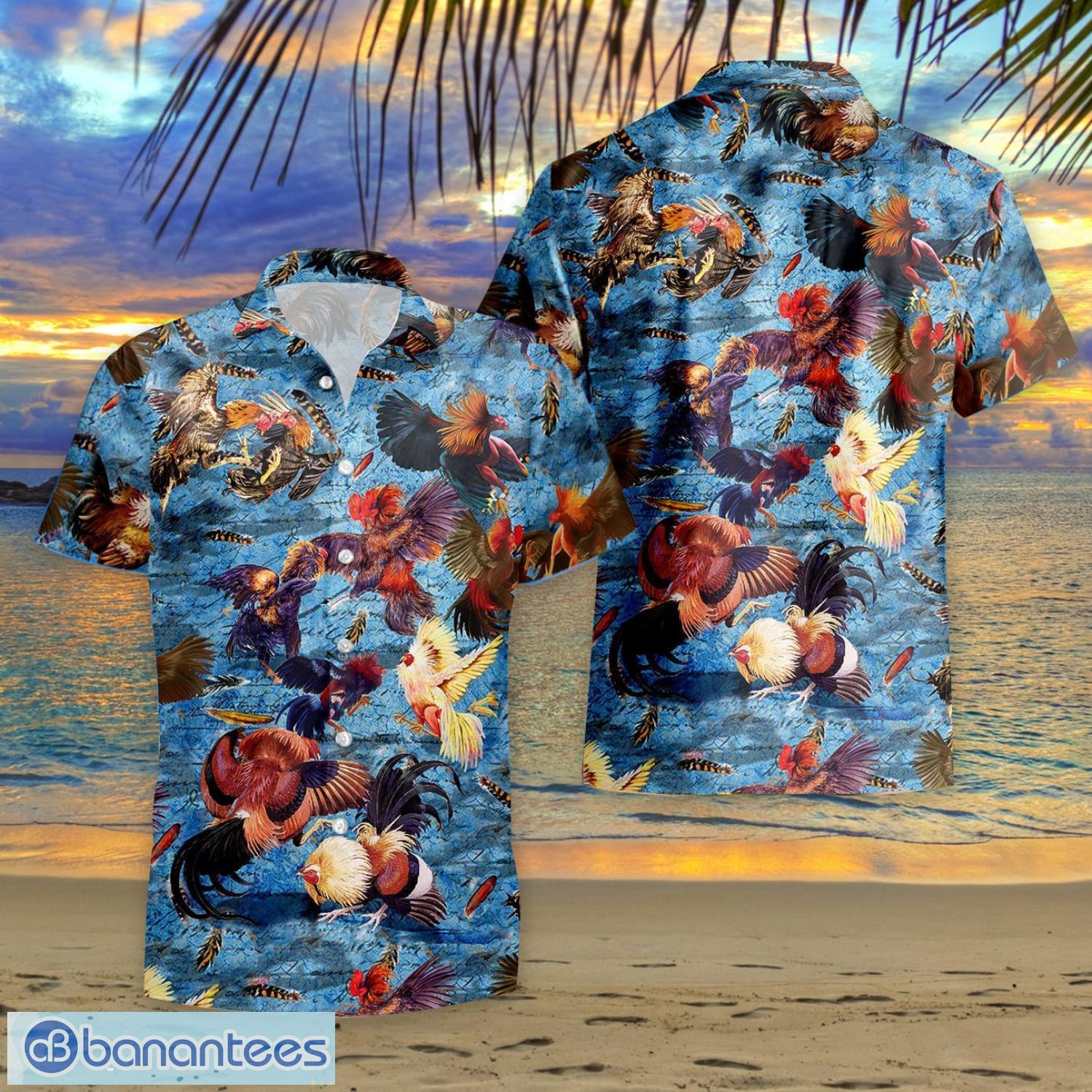 Hawaiian Style Blue and Grey Men's Hawaiian Shirt Summer Beach For Men And  Women Gift - Banantees