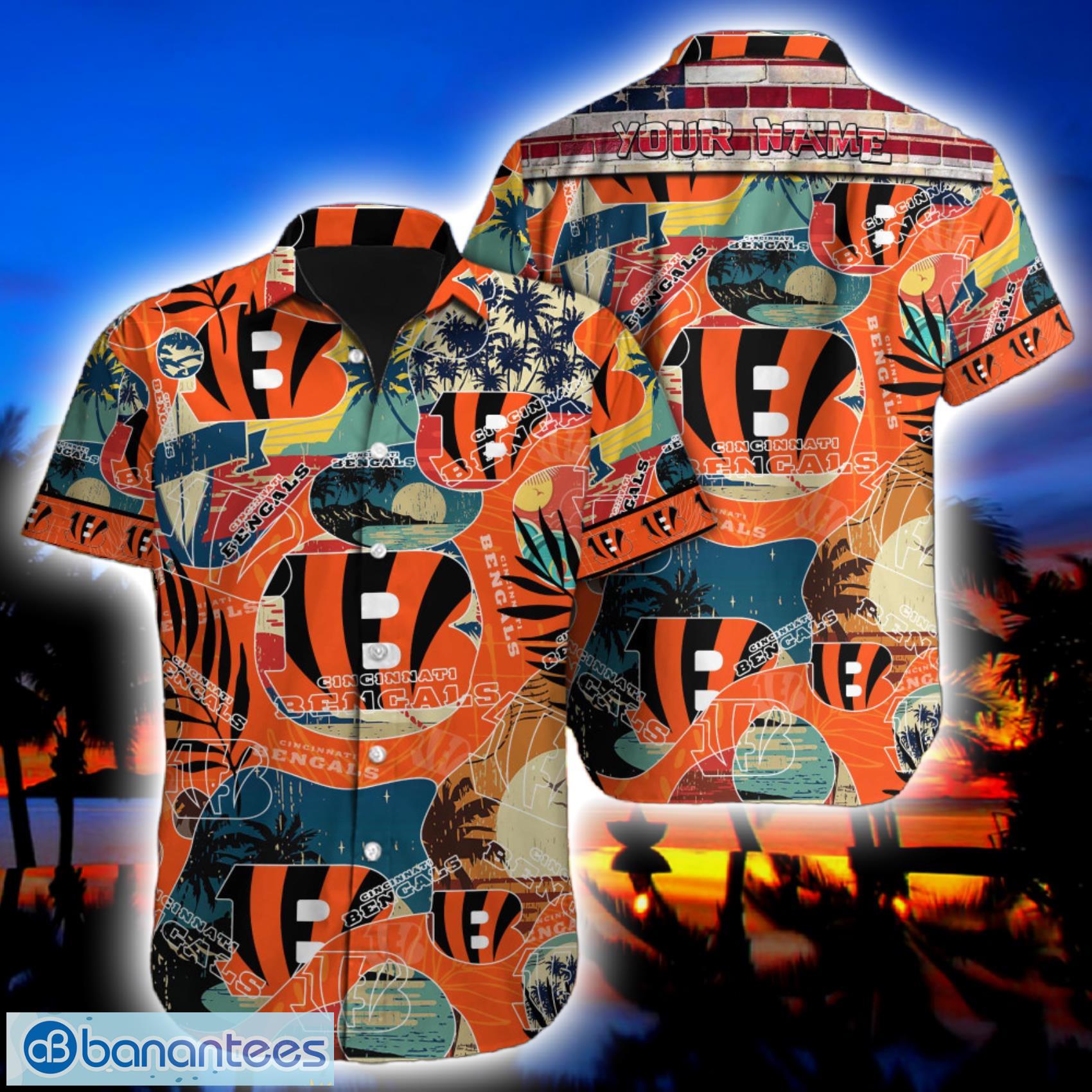 Cincinnati Bengals NFL Custom Name Hawaiian Shirt For Men