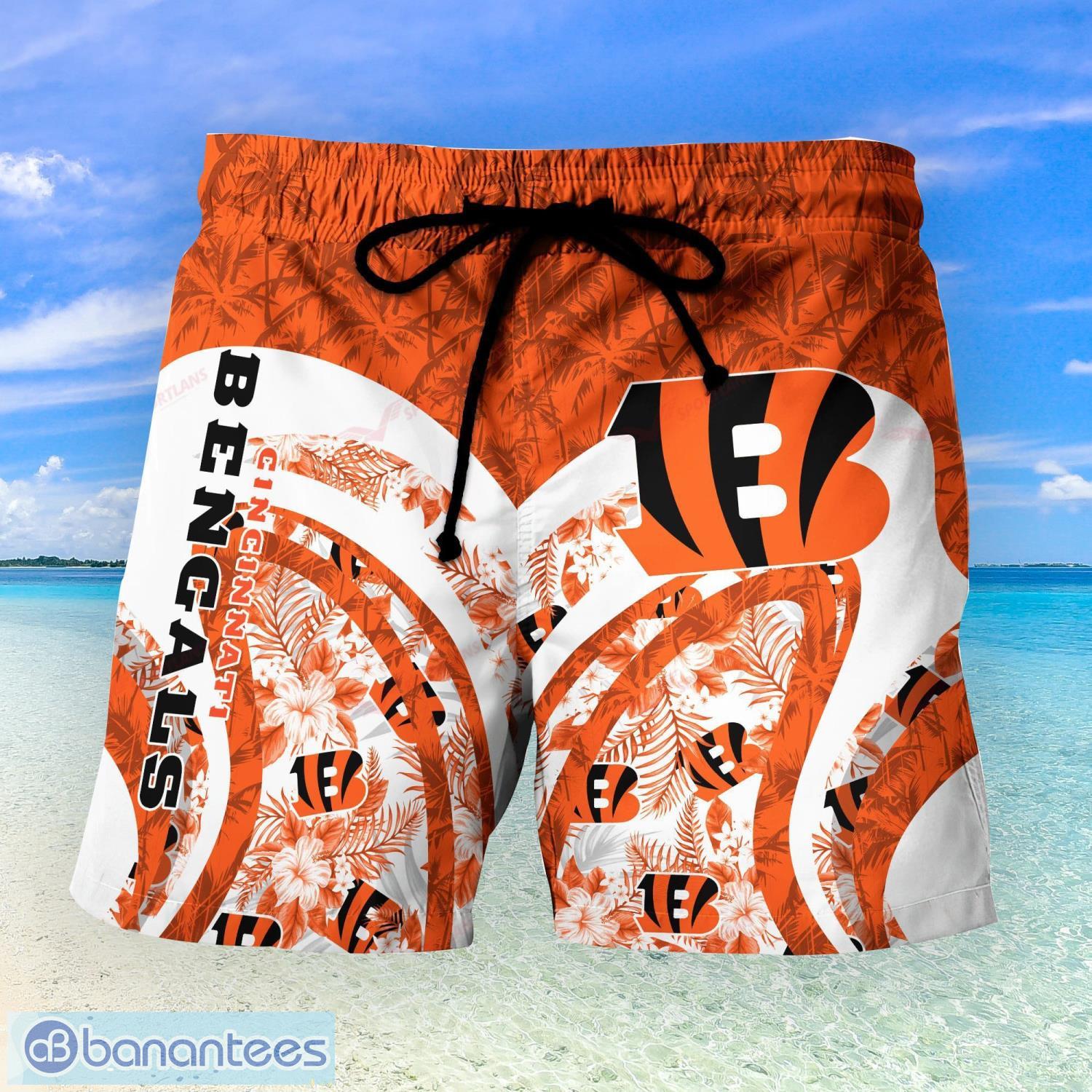 Cincinnati Bengals Nfl Hawaiian Shirt And Shorts Happy Summer Gift For Fans  - Banantees