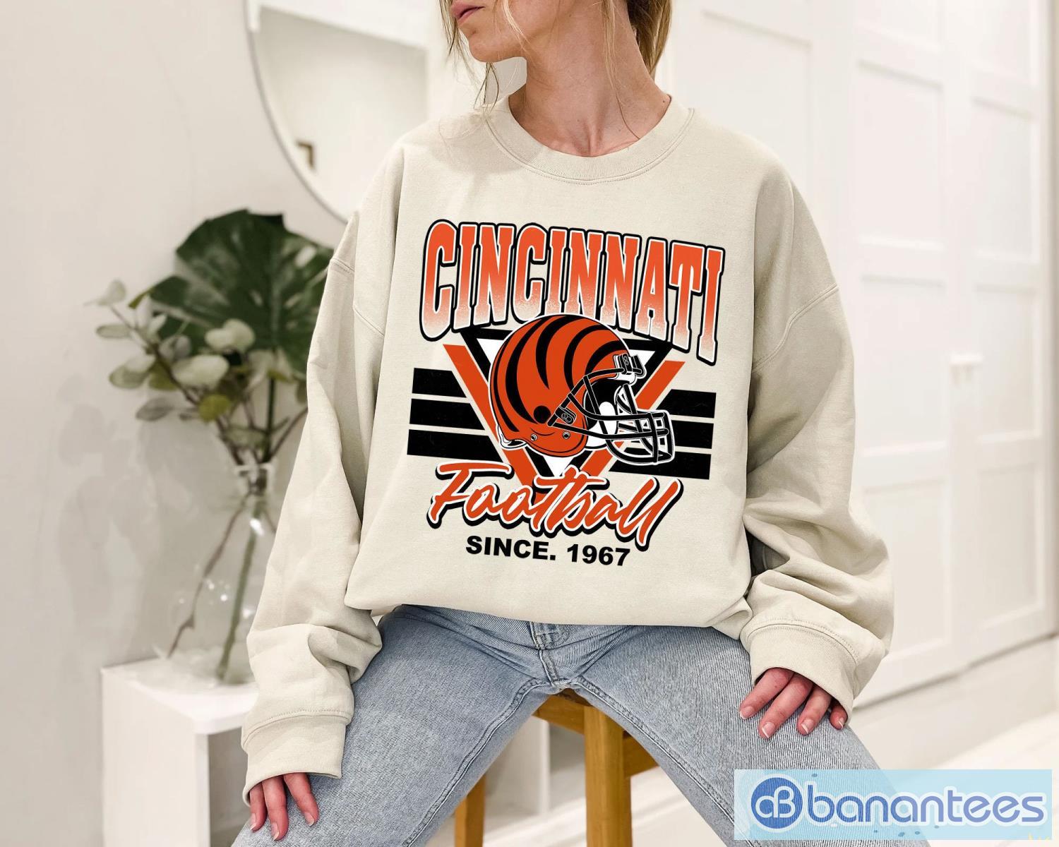 Cincinnati Football Team T-Shirt Sweatshirt Hoodie, Cincinnati Football  American Football Fan, NFL Shirt - Banantees