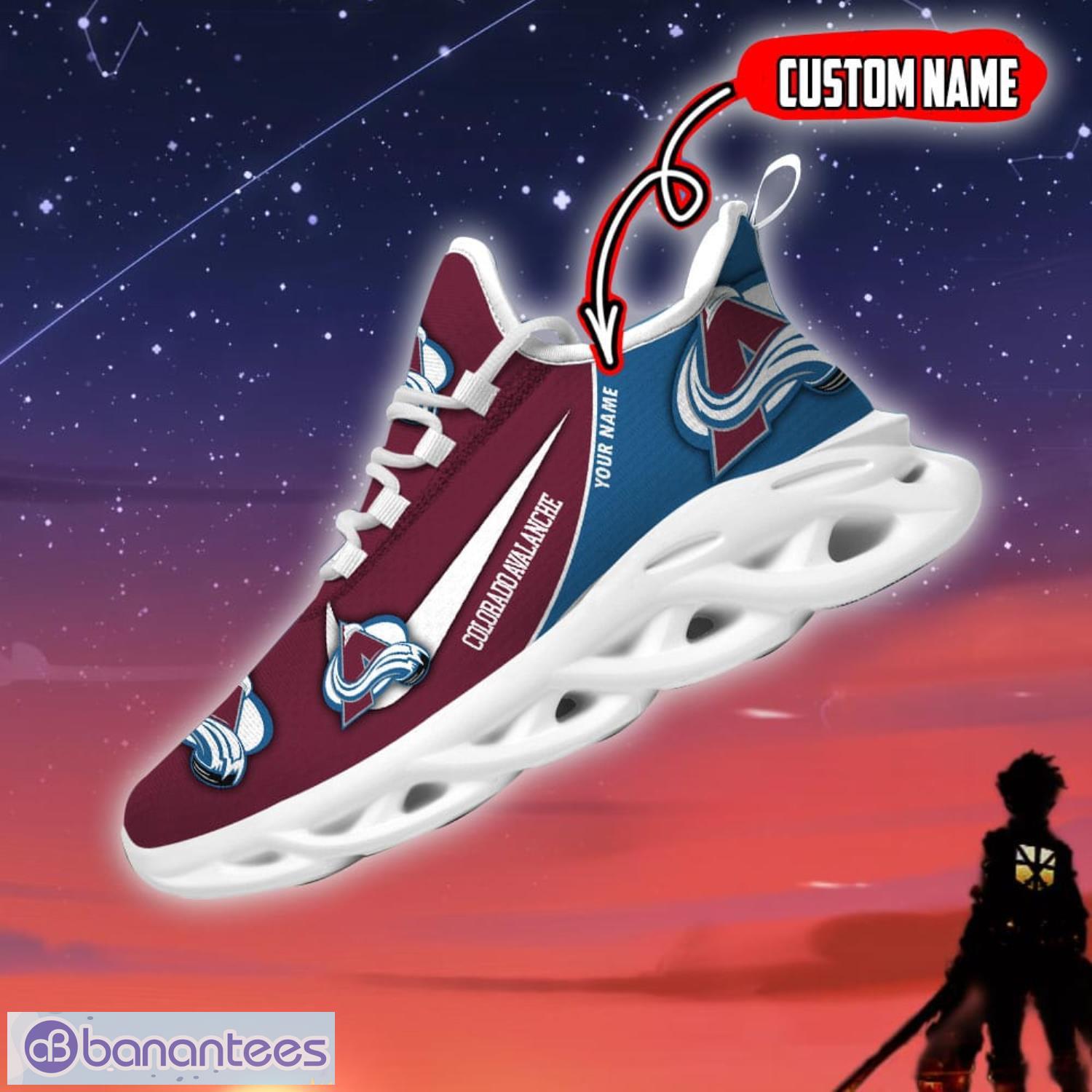 Colorado Avalanche Personalized Name NHL Max Soul Shoes Product Photo 1 Colorado Avalanche Personalized Name NHL Max Soul Shoes Product Photo 1