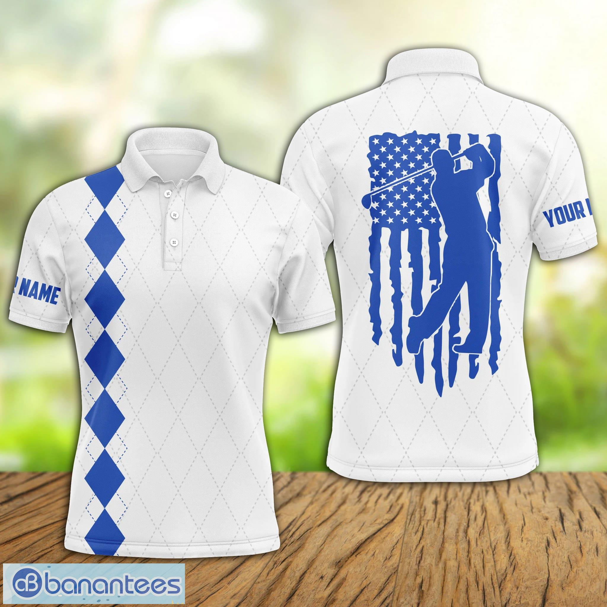 Custom Blue Bowling Shirts For Men Custom Name Polo Shirt For Men And Women  - Banantees