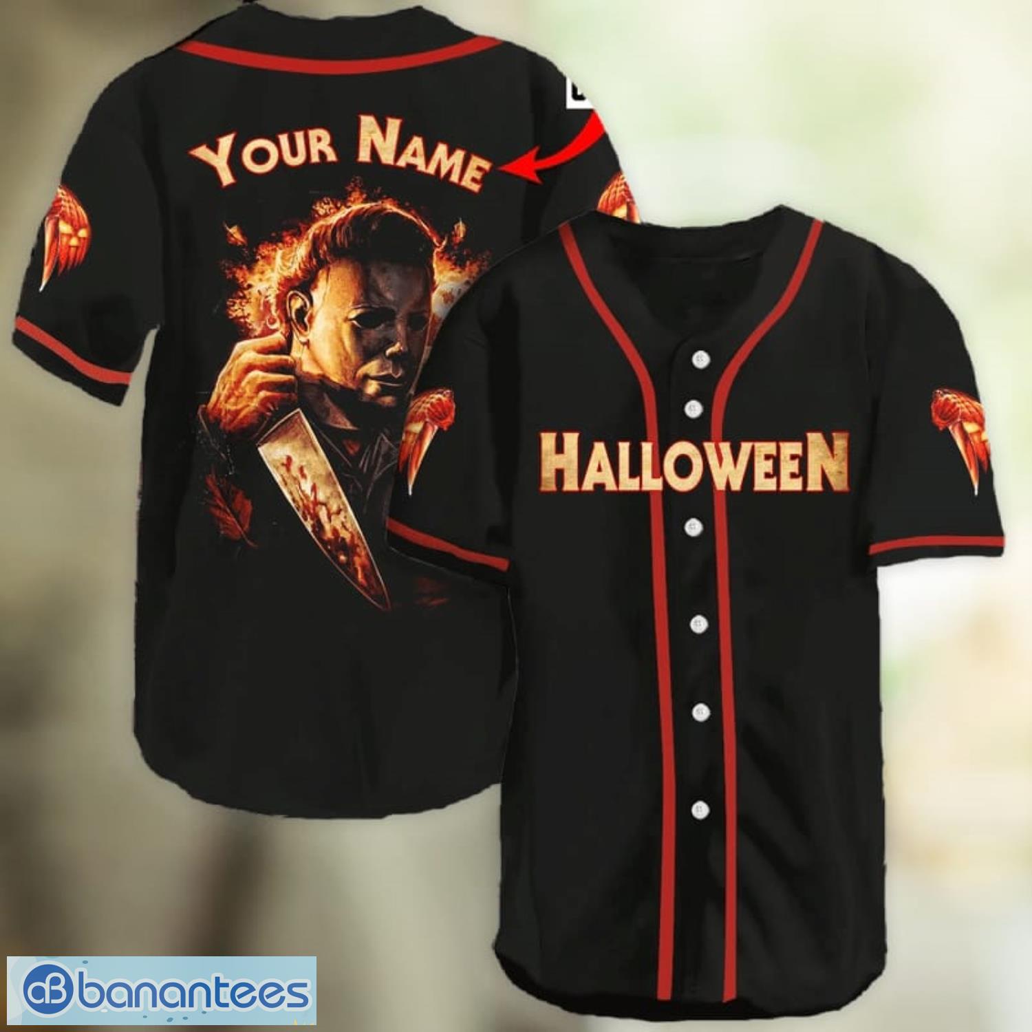 Horror Movie Michael Myers Halloween Gifts Team Fan Baseball