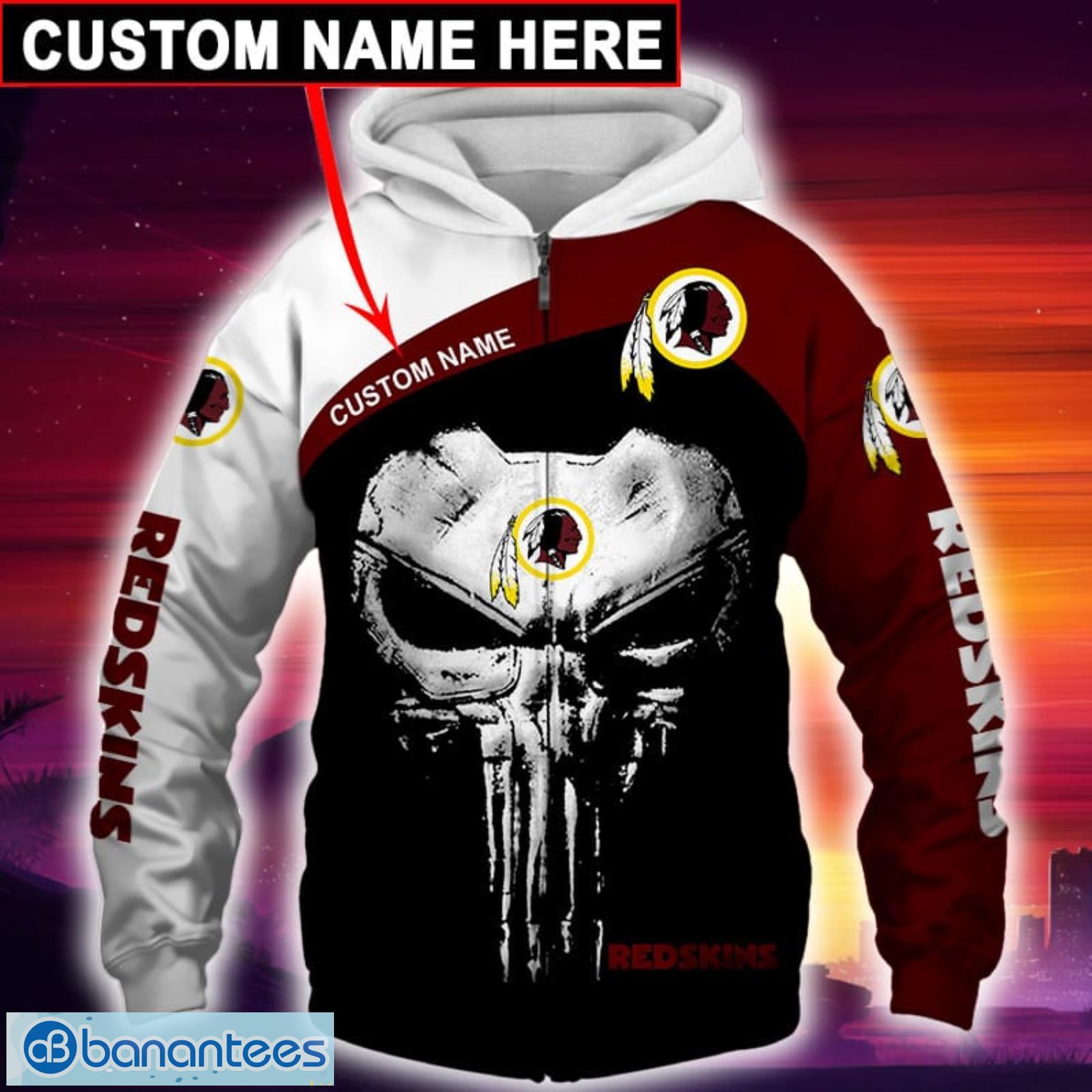 Washington Redskins Nfl All Over Printed 3D Shirt For Fans - Banantees