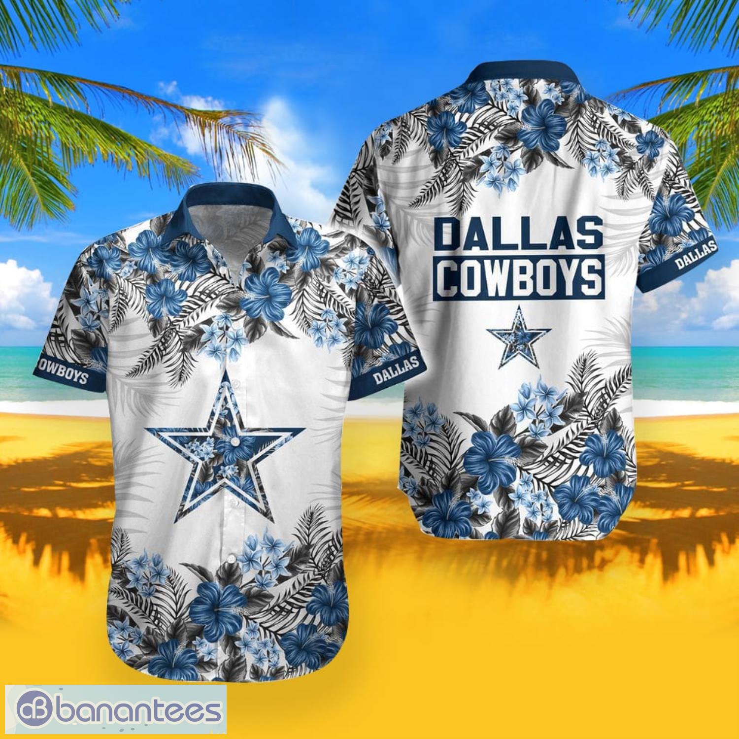 Nfl Dallas Cowboys 2023 Summer Hawaiian Shirt And Shorts - Banantees