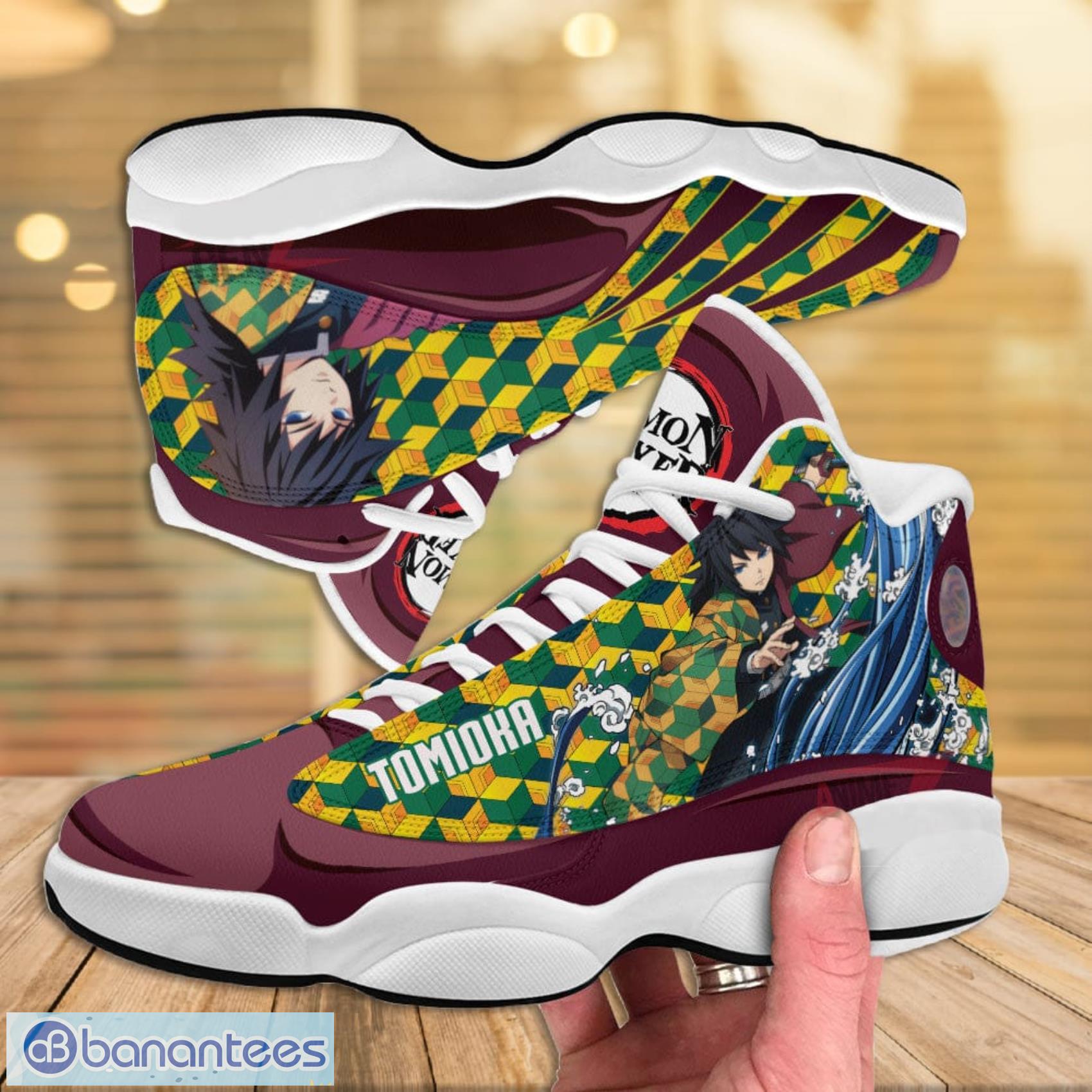 Demon Slayer Jd13 Jd Sneakers Giyu Tomioka Anime Air Jordan 13 Shoes Demon Slayer Jd13 Jd Sneakers Giyu Tomioka Anime Air Jordan 13 Shoes