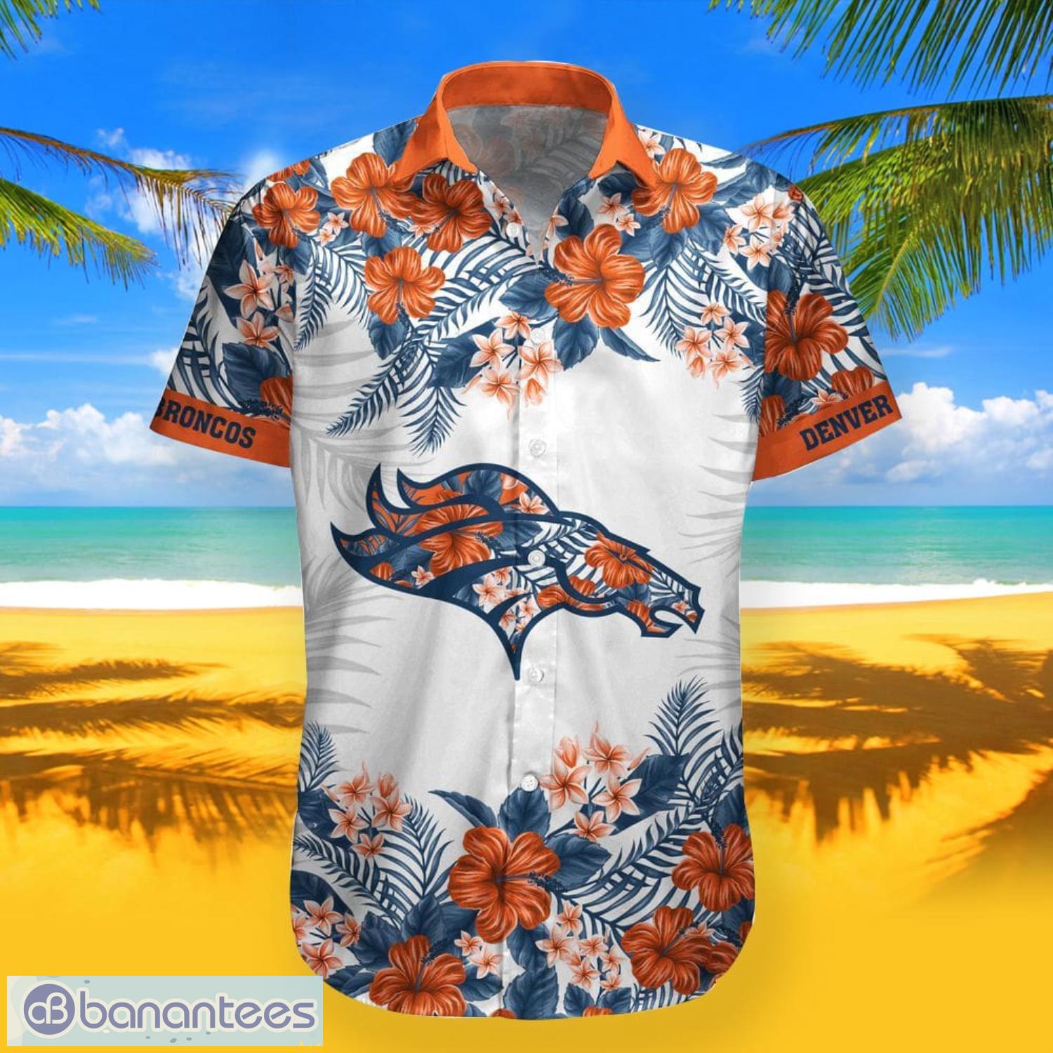 Denver Broncos Tropical Hawaiian Shirt And Shorts Summer Beach Set -  Banantees