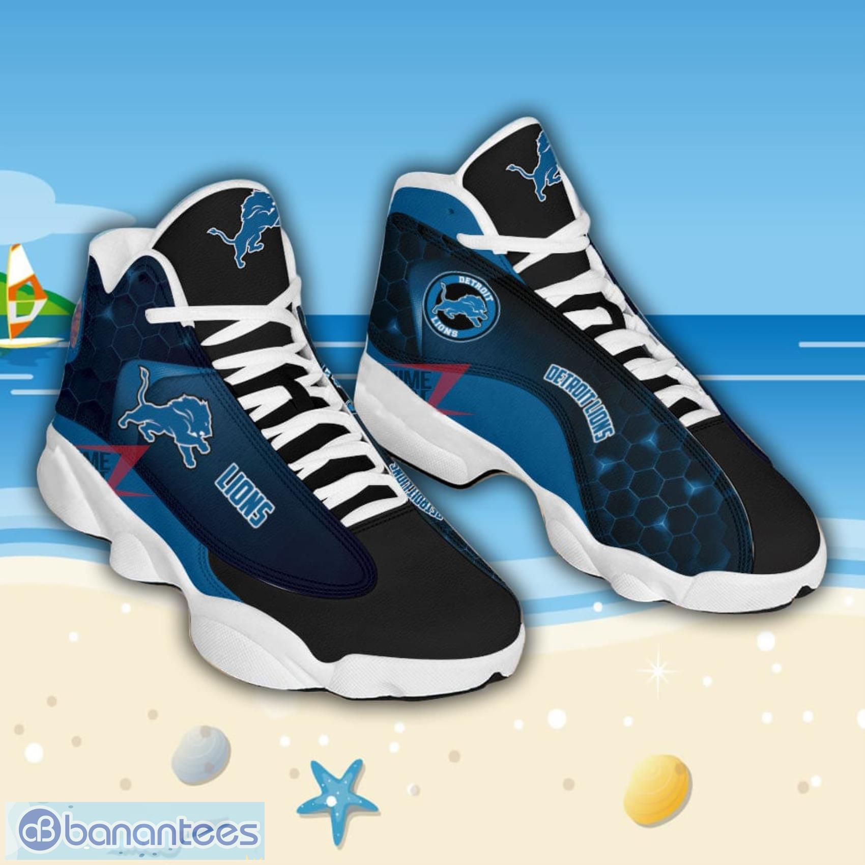 Detroit Lions Limited Edition Air Jordan 13 Sneakers Shoes For Fans