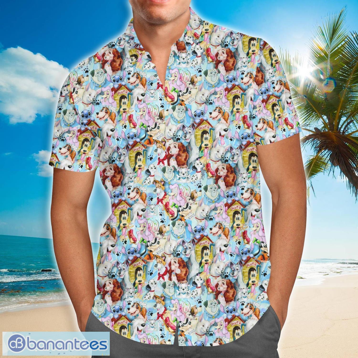 disney themed hawaiian shirt