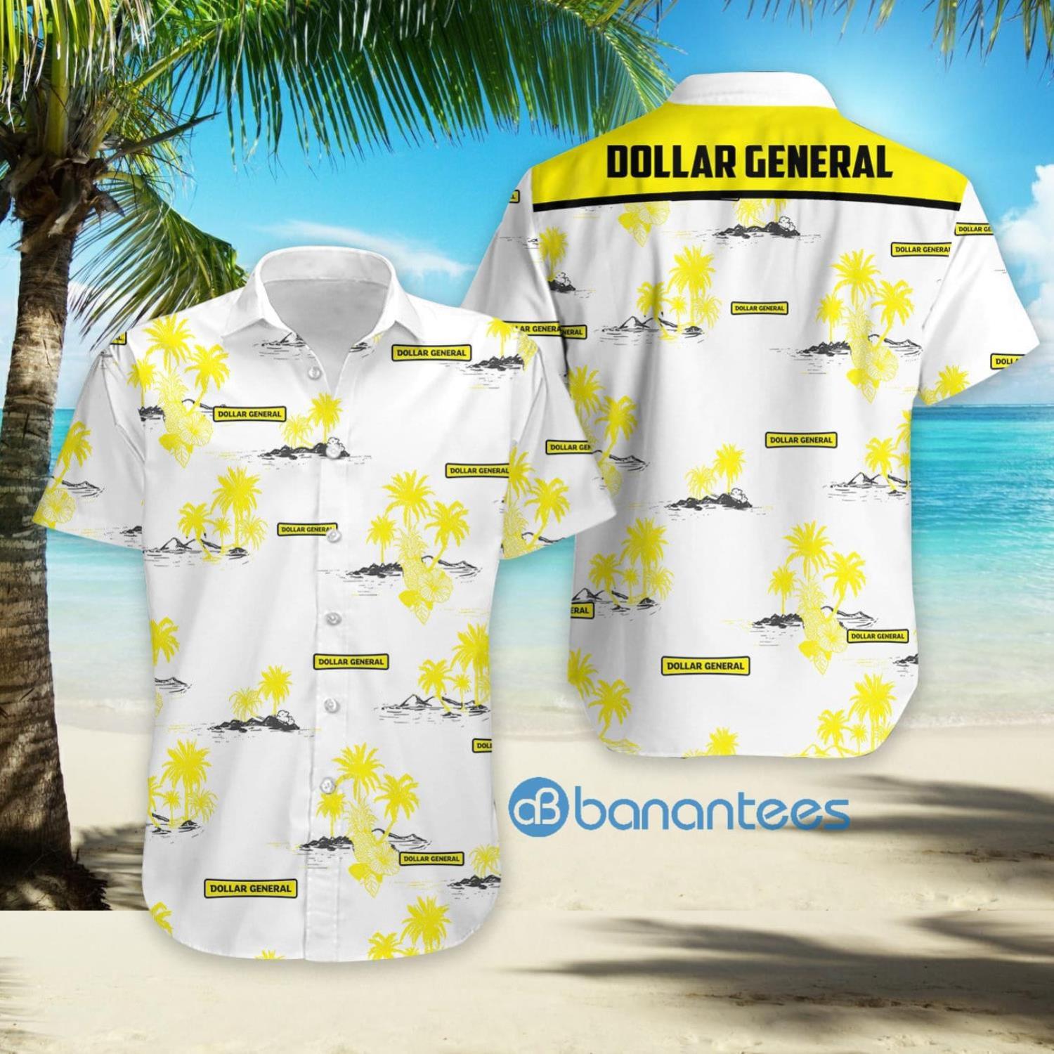 Dollar General Coconut Pattern Aloha Hawaiian Shirt Product Photo 1