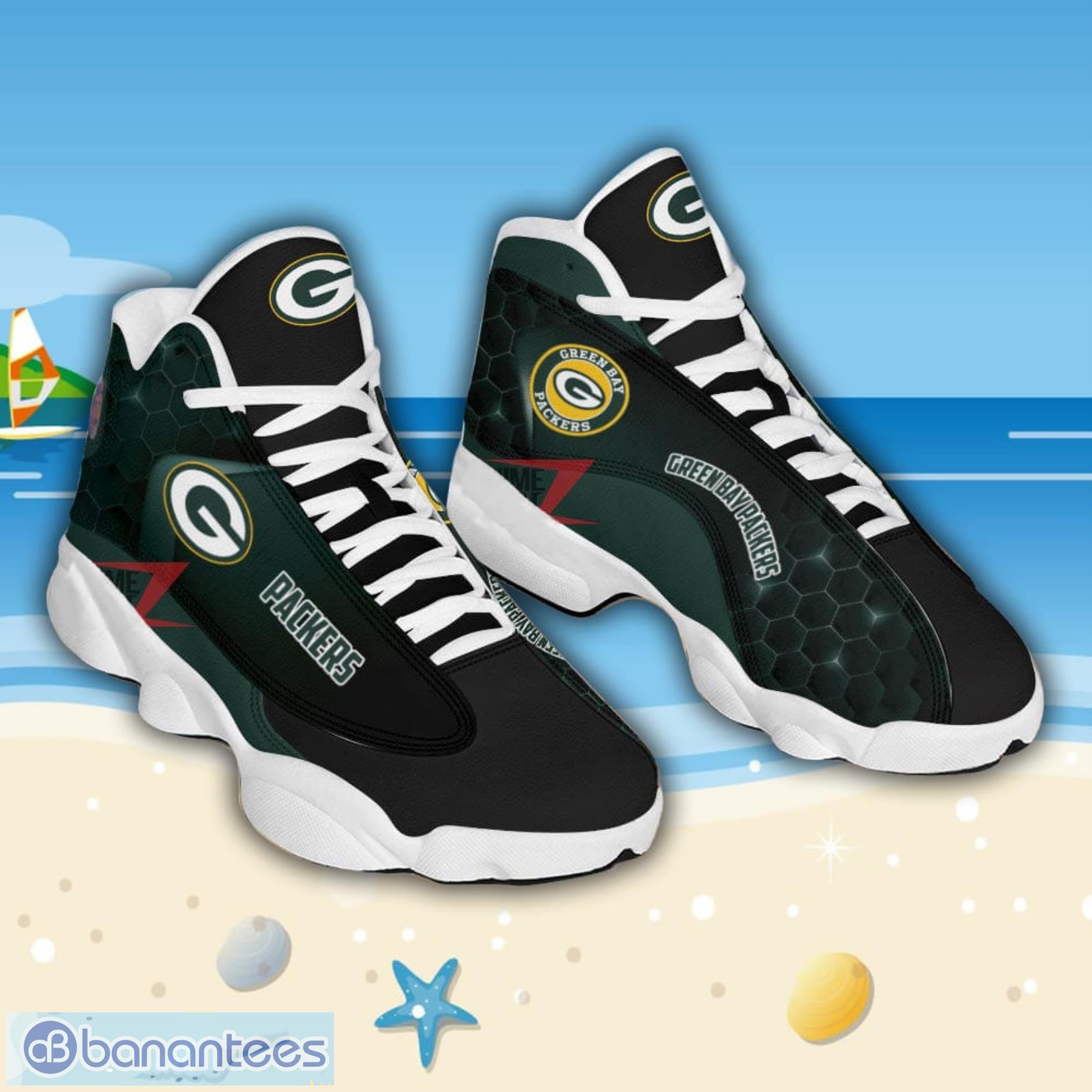 Green Bay Packers Personalzied Name Air Jordan 13 Shoes Best