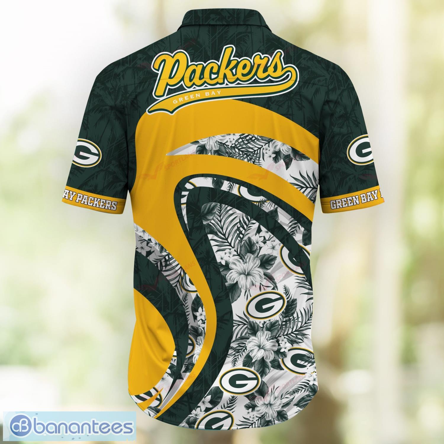 Green Bay Packers 3D Hawaiian Shorts style summer Gift For Mens - Banantees