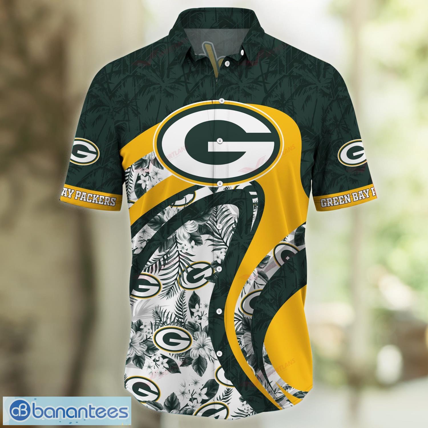 Green Bay Packers 3D Hawaiian Shorts style summer Gift For Mens - Banantees